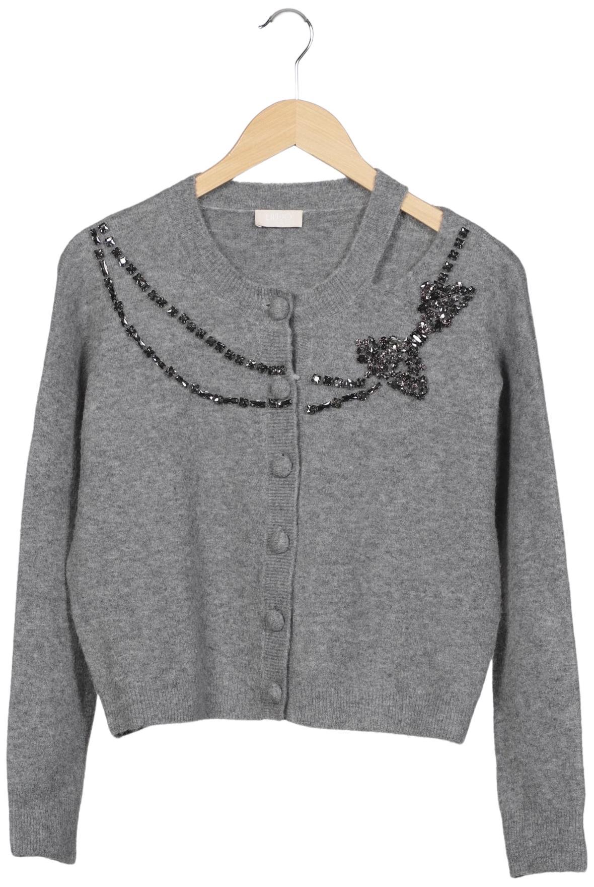 

LIU JO Damen Strickjacke, grau, Gr. 42