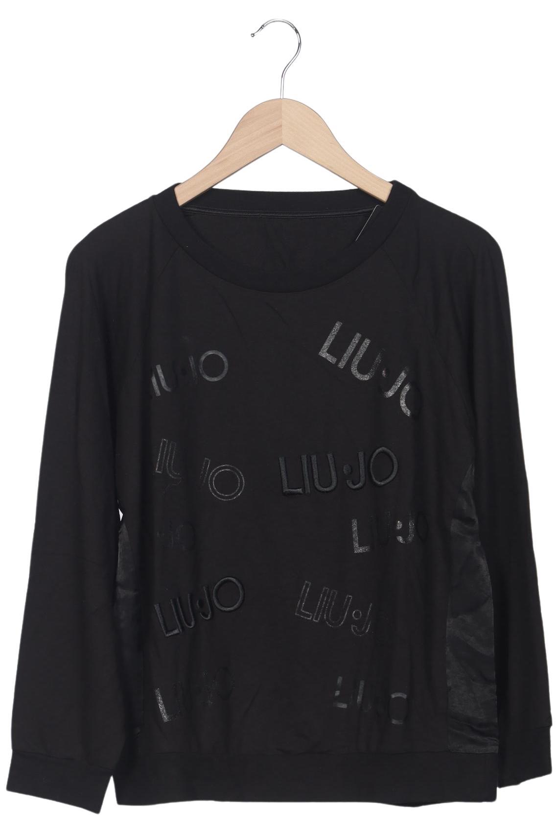 

LIU JO Damen Sweatshirt, schwarz, Gr. 42