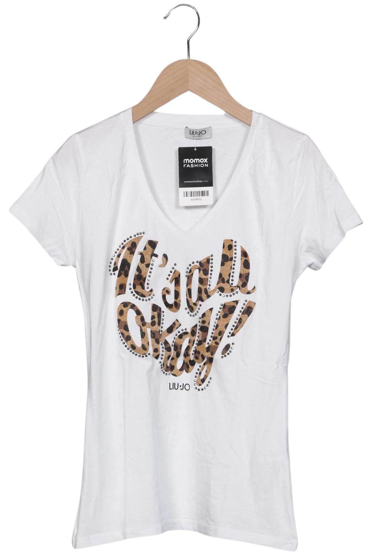 

LIU JO Damen T-Shirt, weiß, Gr. 34