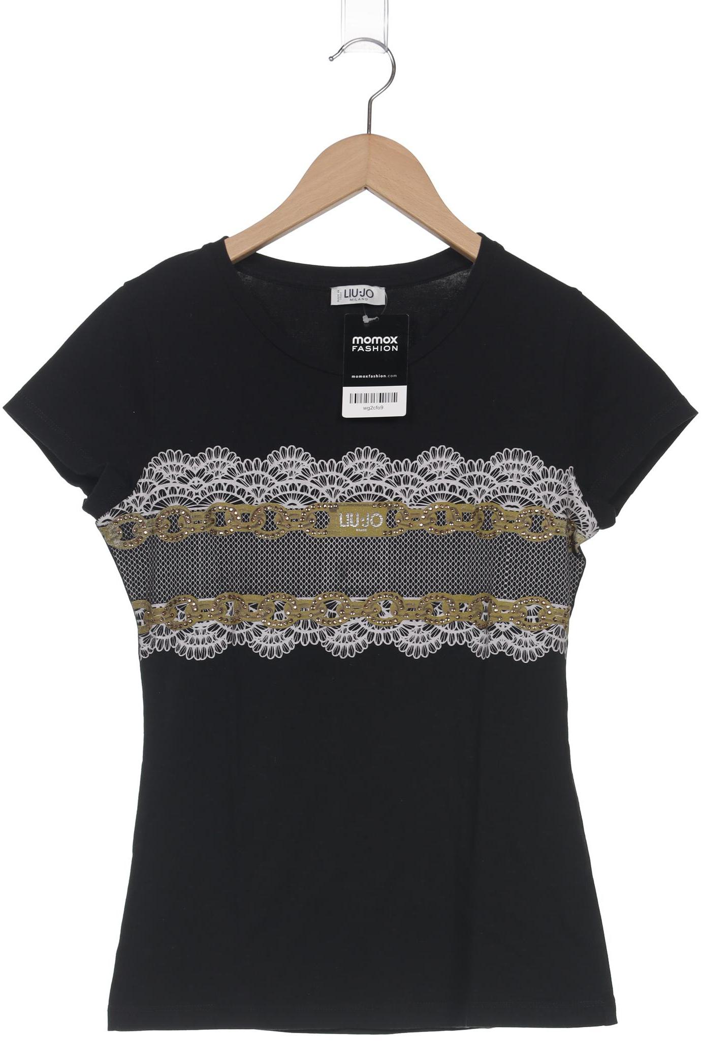 

LIU JO Damen T-Shirt, schwarz, Gr. 34