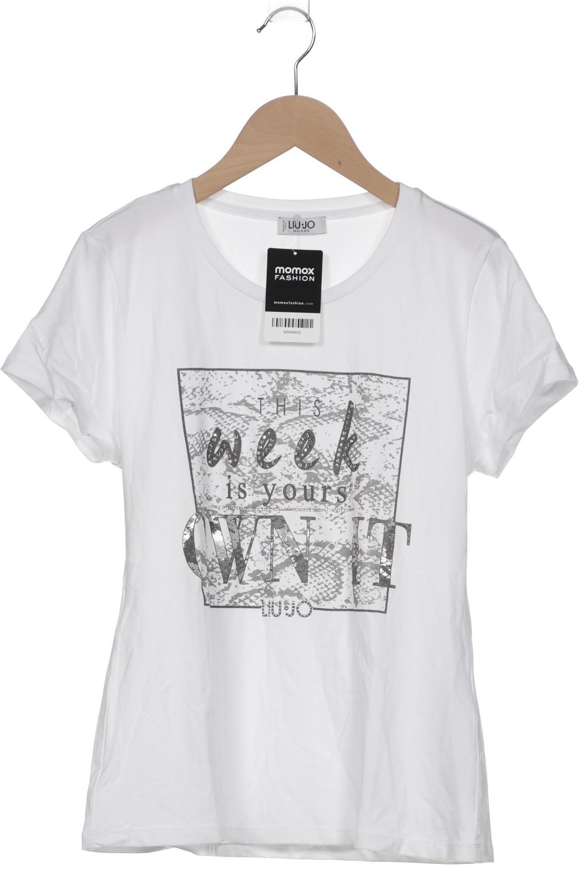 

LIU JO Damen T-Shirt, weiß, Gr. 38
