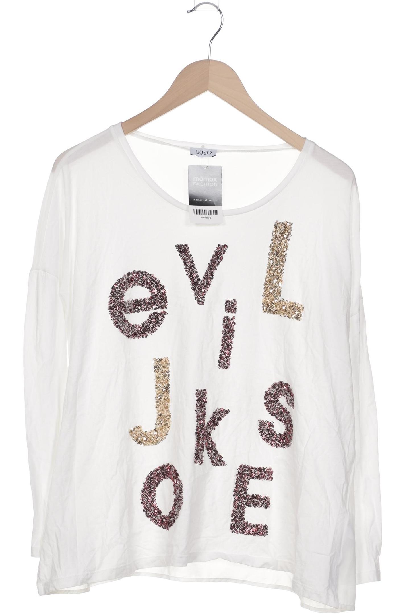 

LIU JO Damen Langarmshirt, weiß, Gr. 36