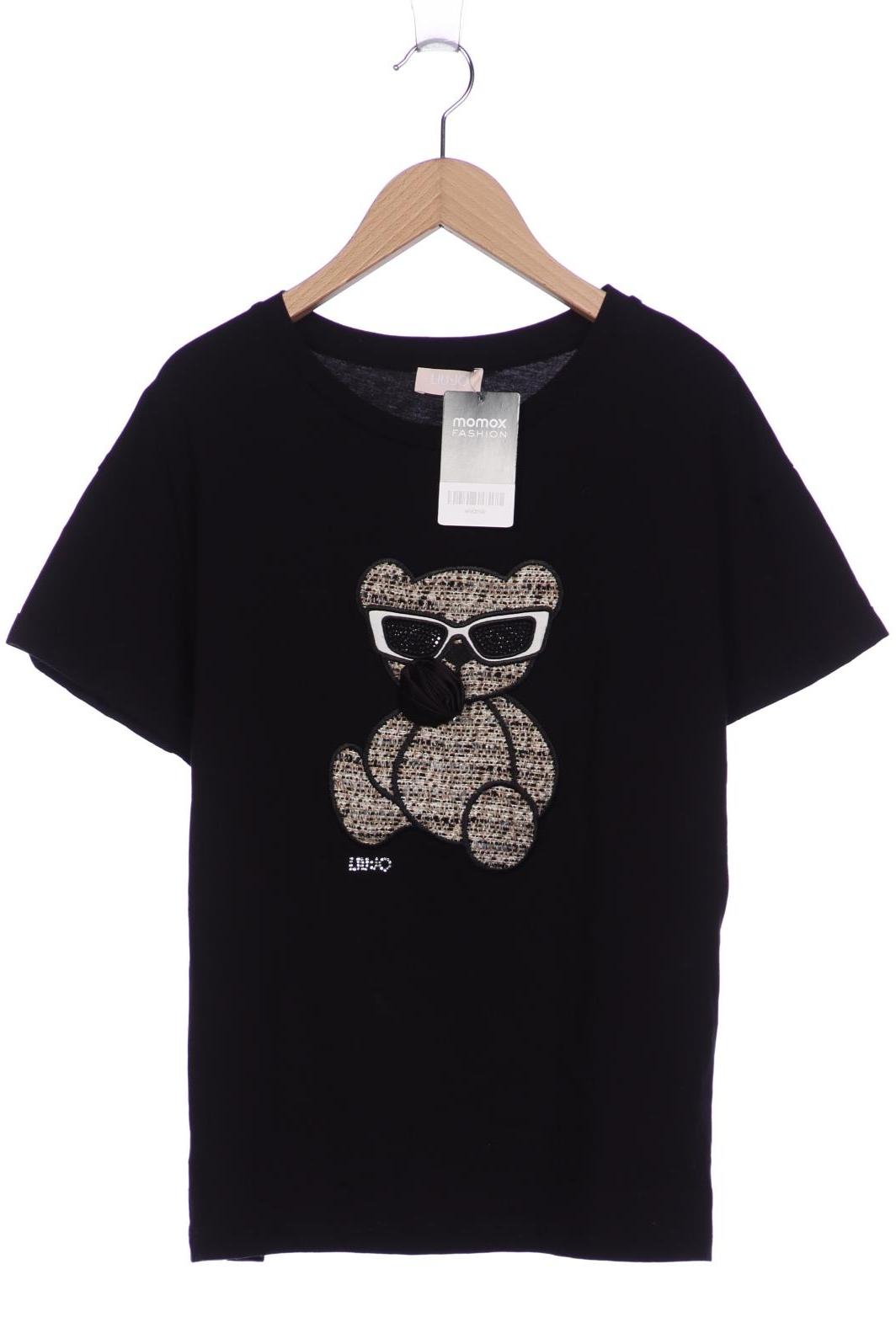 

LIU JO Damen T-Shirt, schwarz, Gr. 38