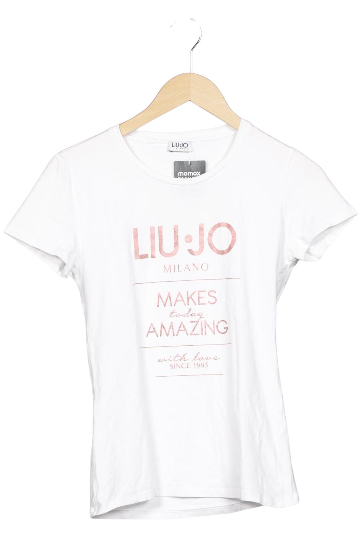 

LIU JO Damen T-Shirt, weiß, Gr. 34