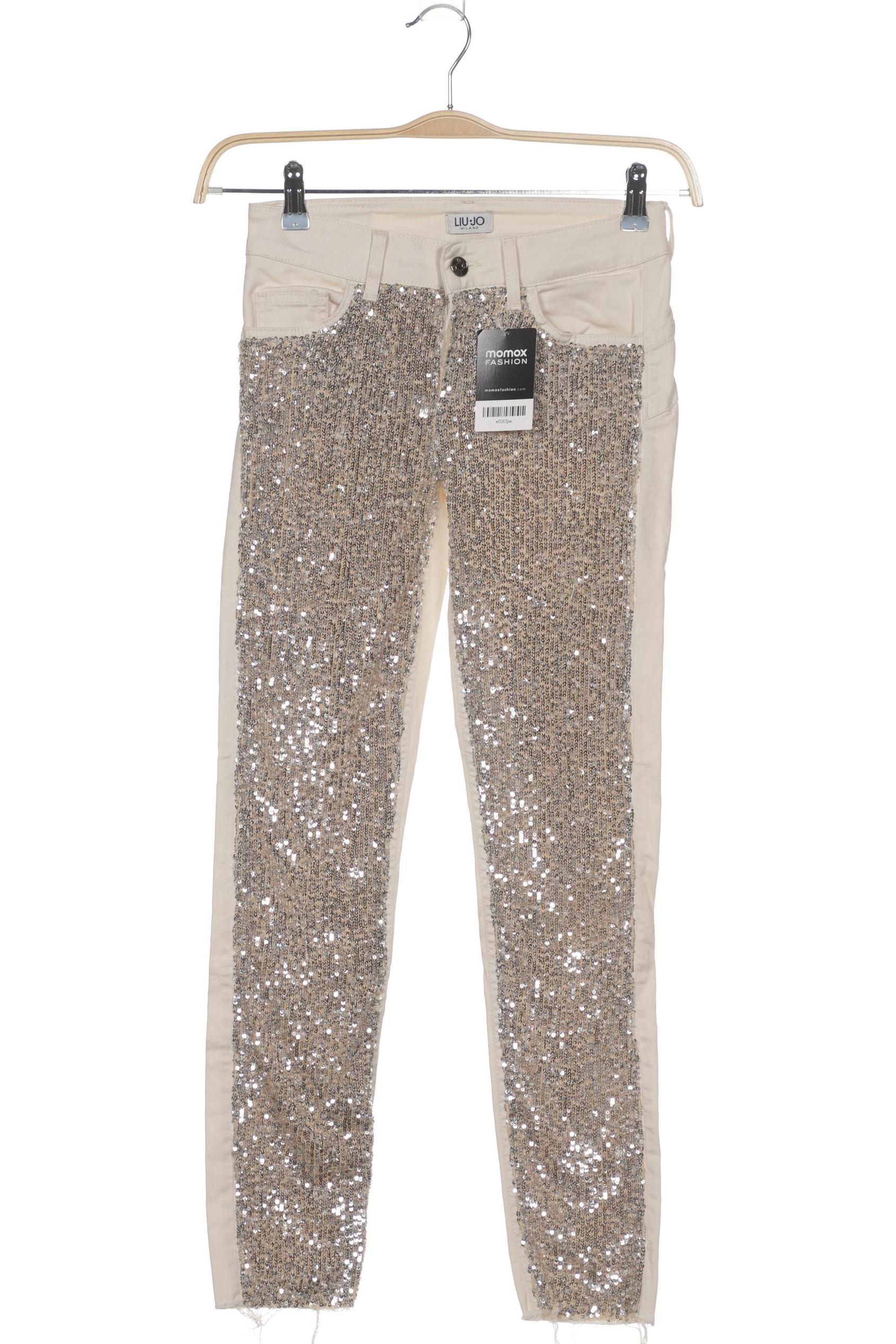 

LIU JO Damen Jeans, cremeweiß, Gr. 25