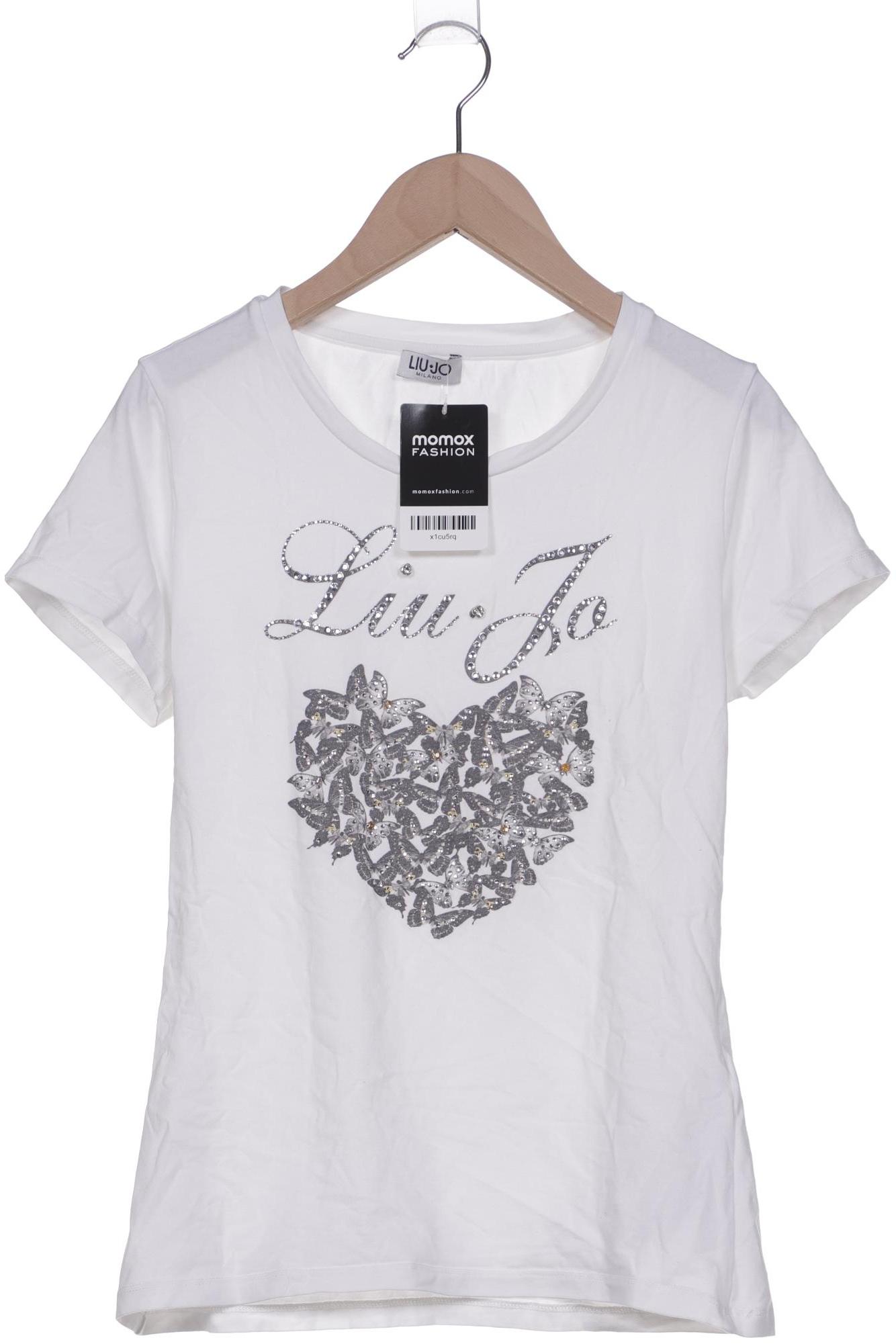 

LIU JO Damen T-Shirt, weiß, Gr. 36