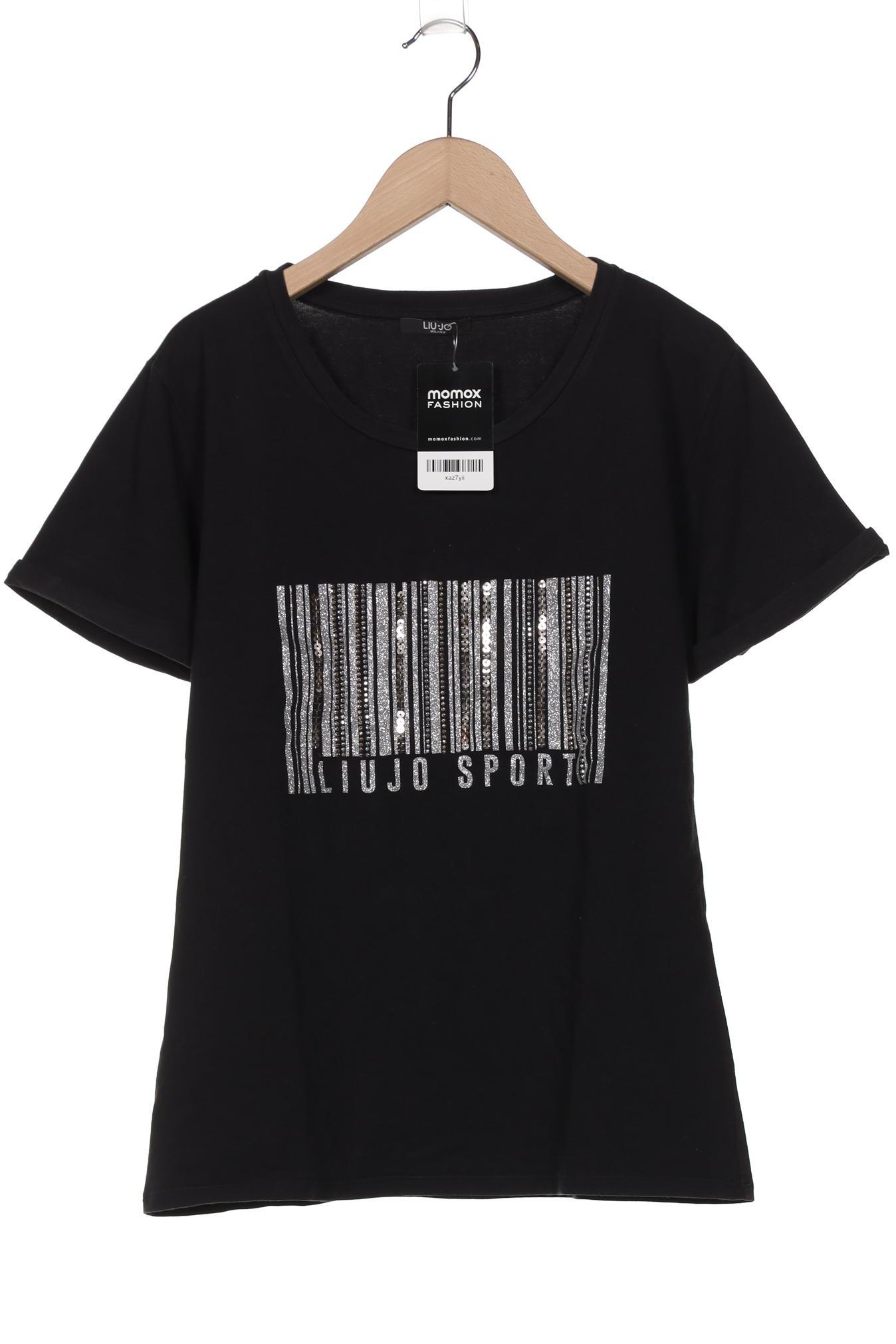 

LIU JO Damen T-Shirt, schwarz, Gr. 38