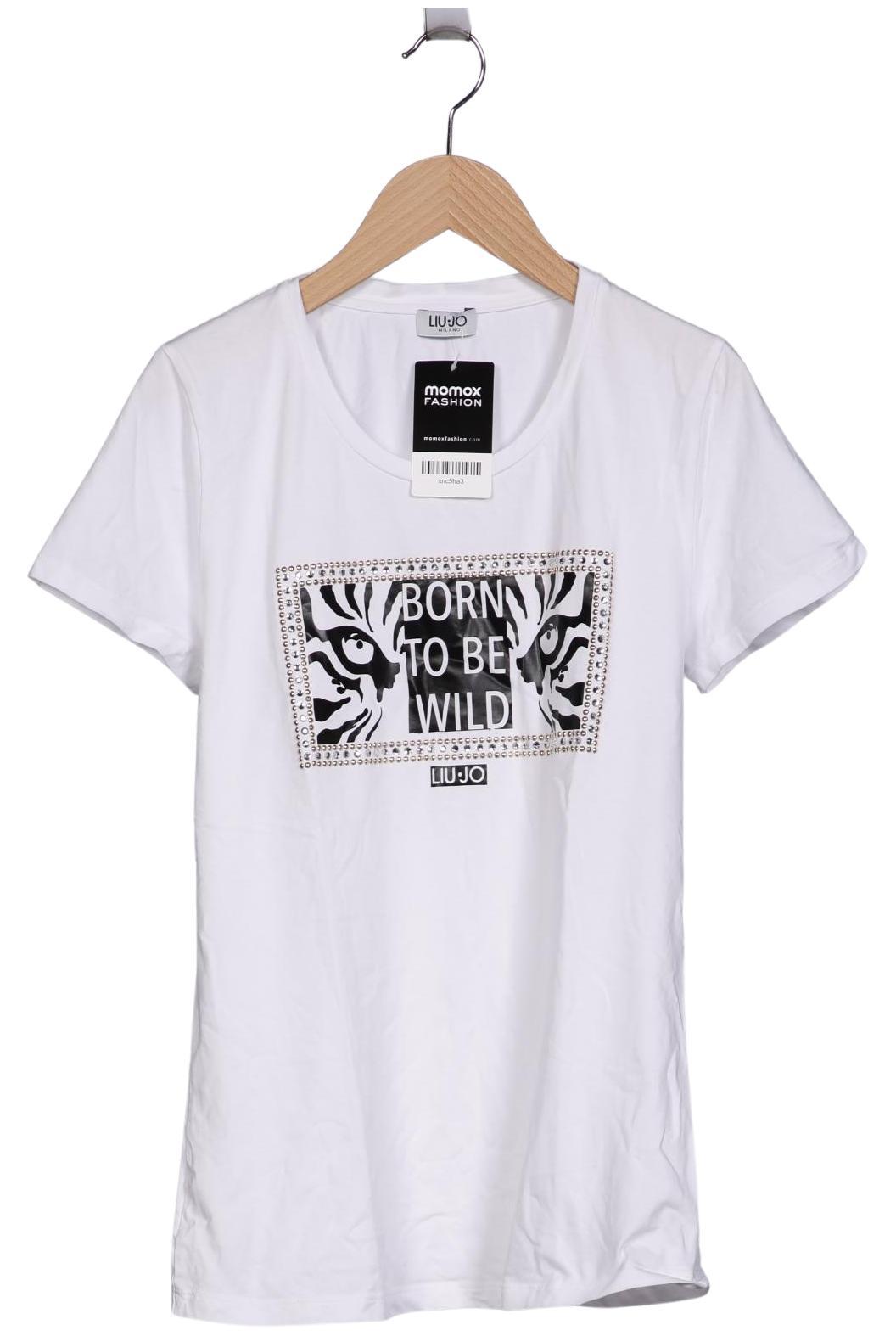 

LIU JO Damen T-Shirt, weiß, Gr. 38