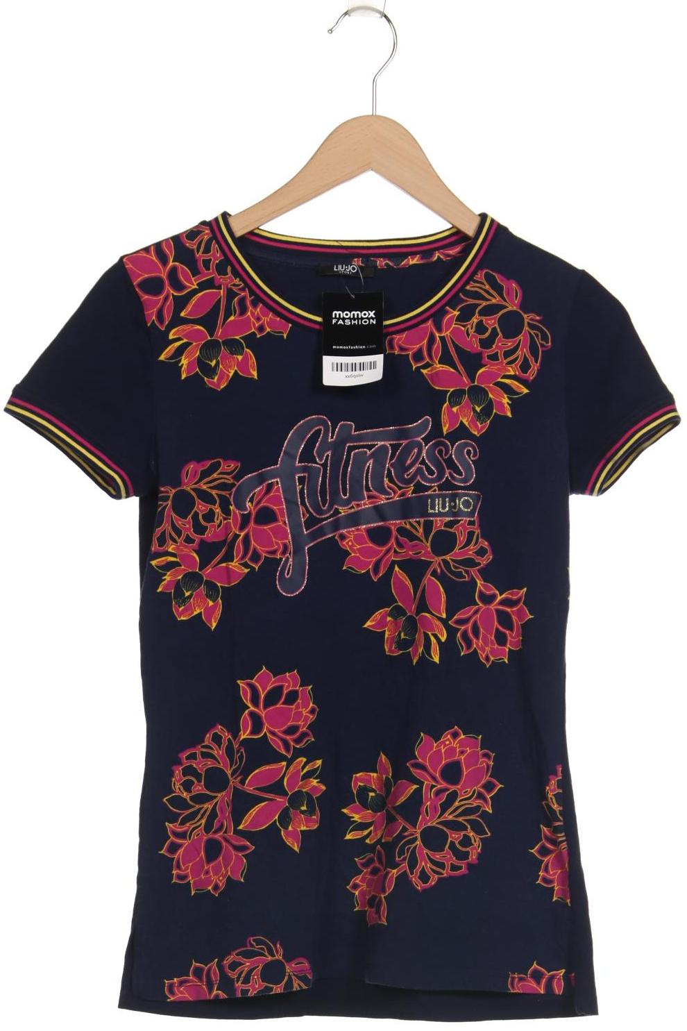 

LIU JO Damen T-Shirt, marineblau, Gr. 36