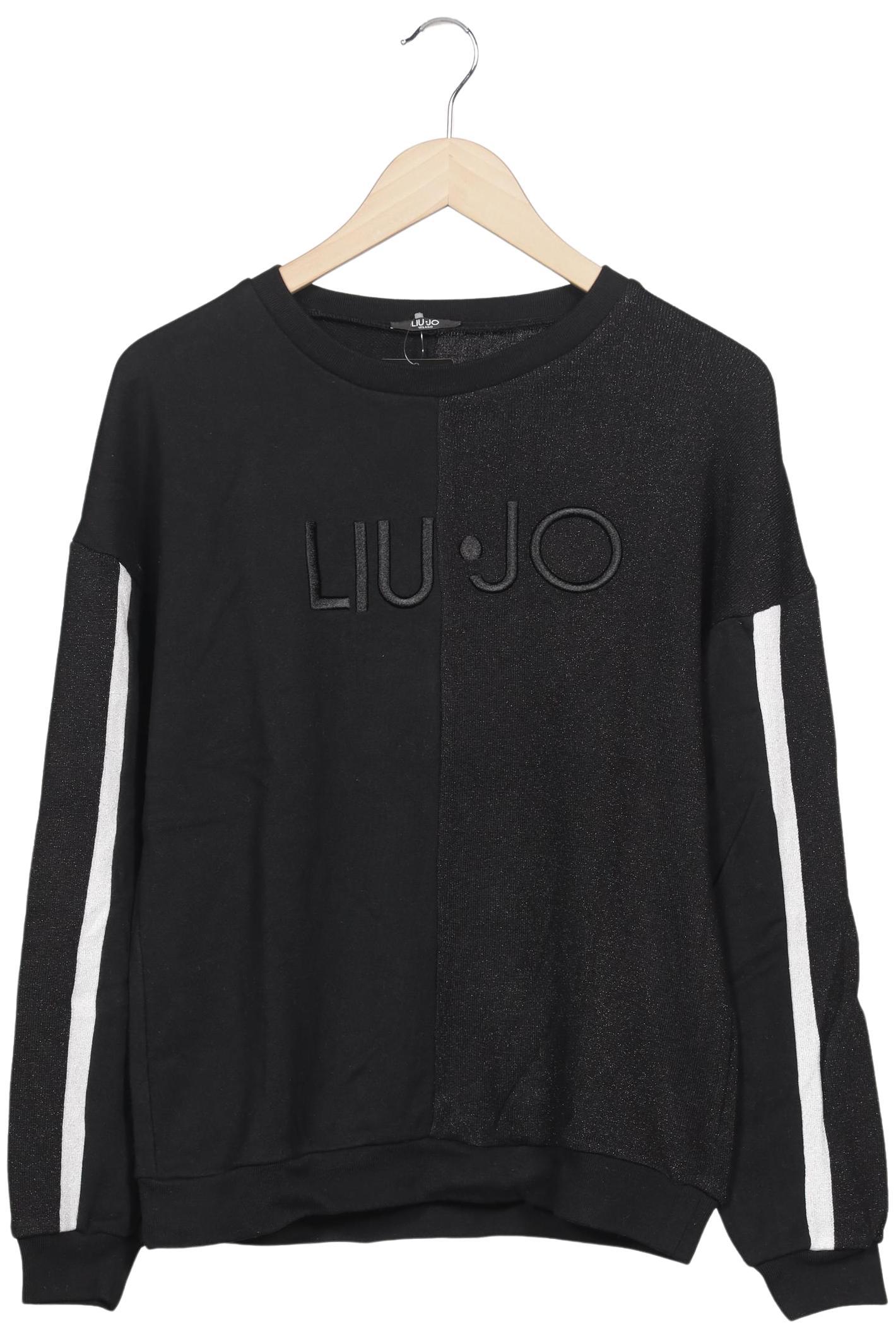 

LIU JO Damen Sweatshirt, schwarz, Gr. 44