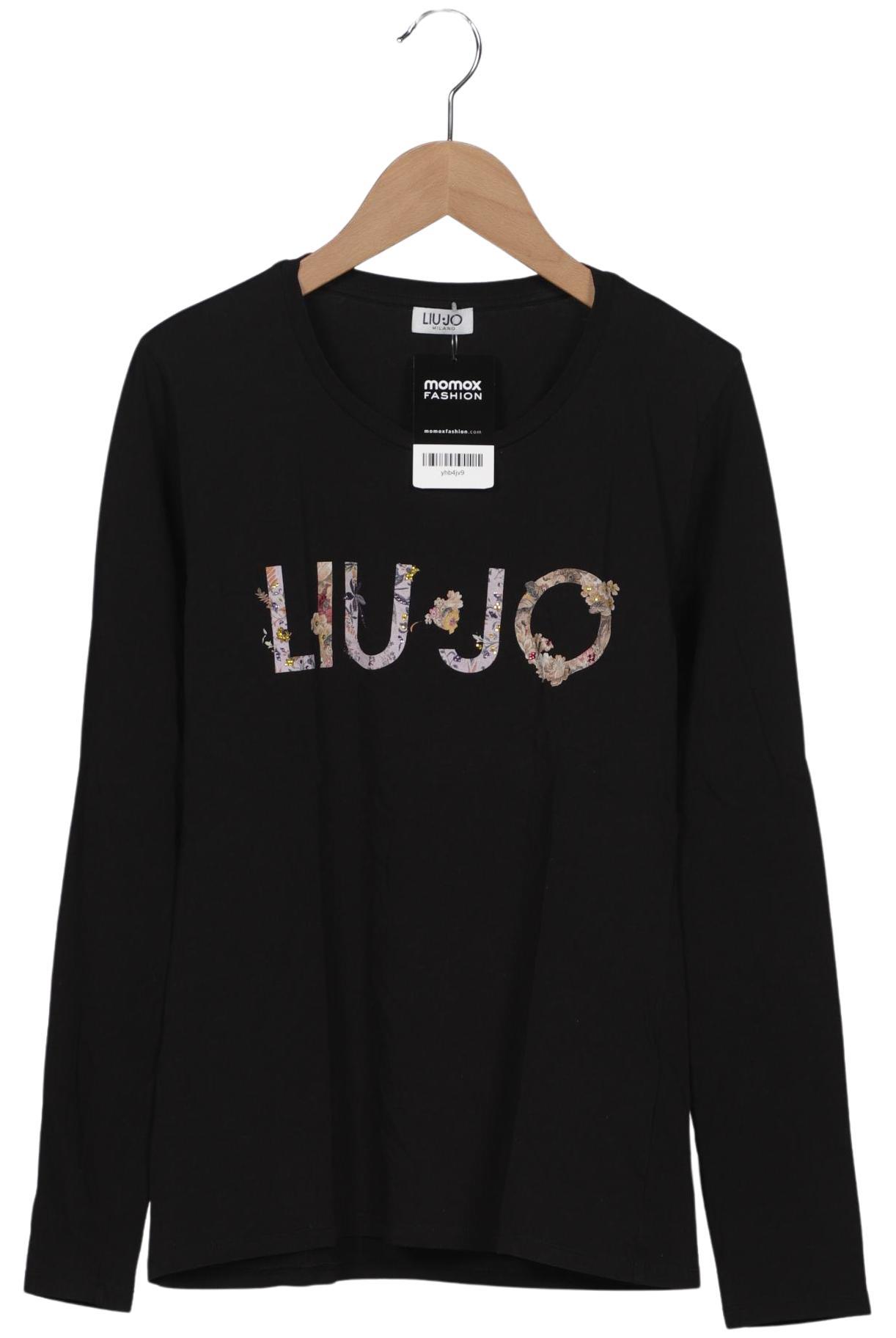 

LIU JO Damen Langarmshirt, schwarz, Gr. 38