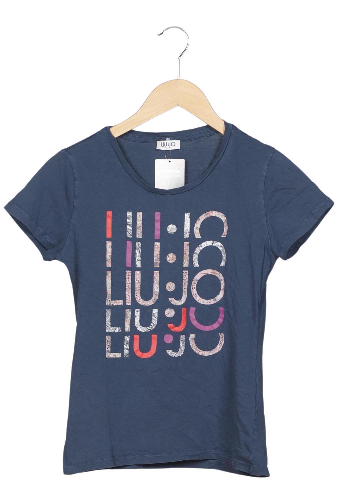

LIU JO Damen T-Shirt, marineblau, Gr. 36