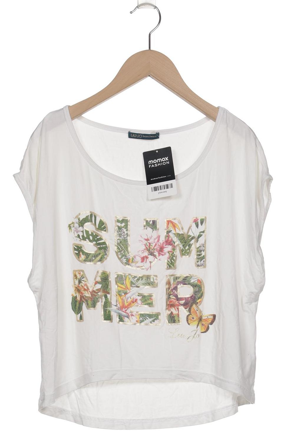 

LIU JO Damen T-Shirt, weiß, Gr. 34