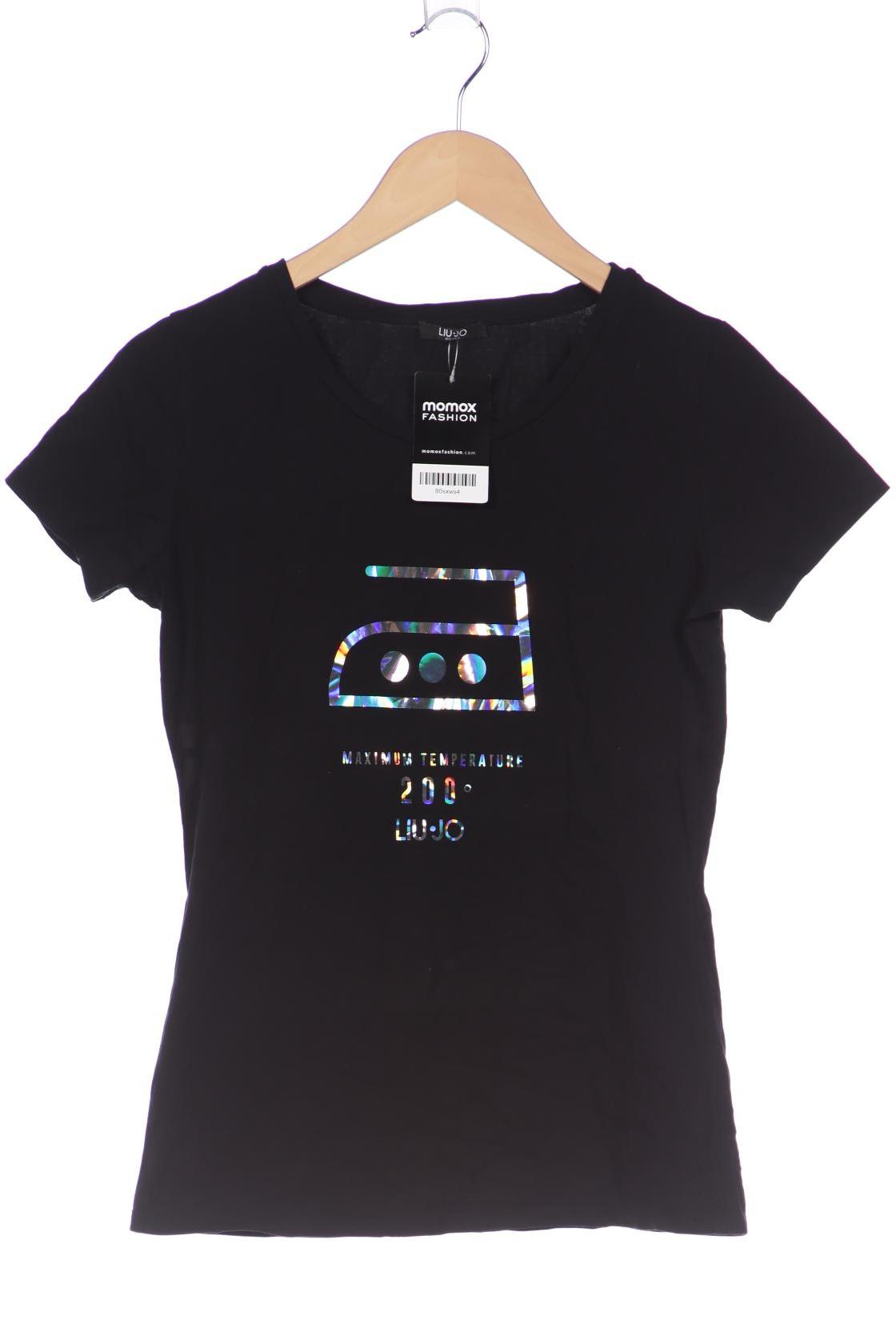 

LIU JO Damen T-Shirt, schwarz, Gr. 36