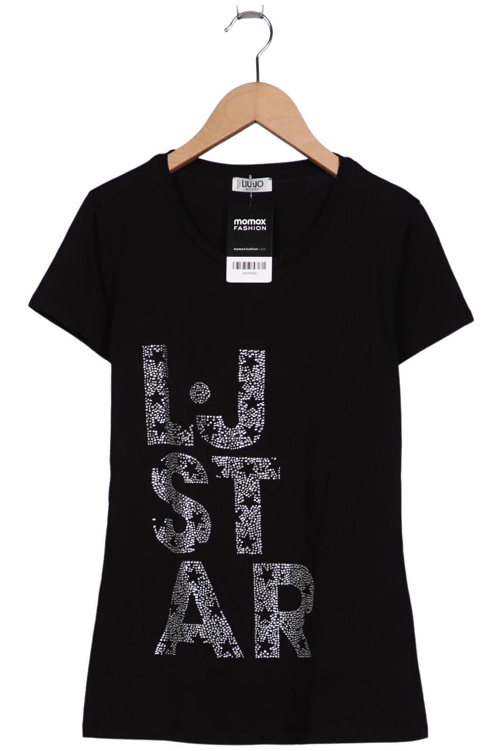

LIU JO Damen T-Shirt, schwarz, Gr. 38