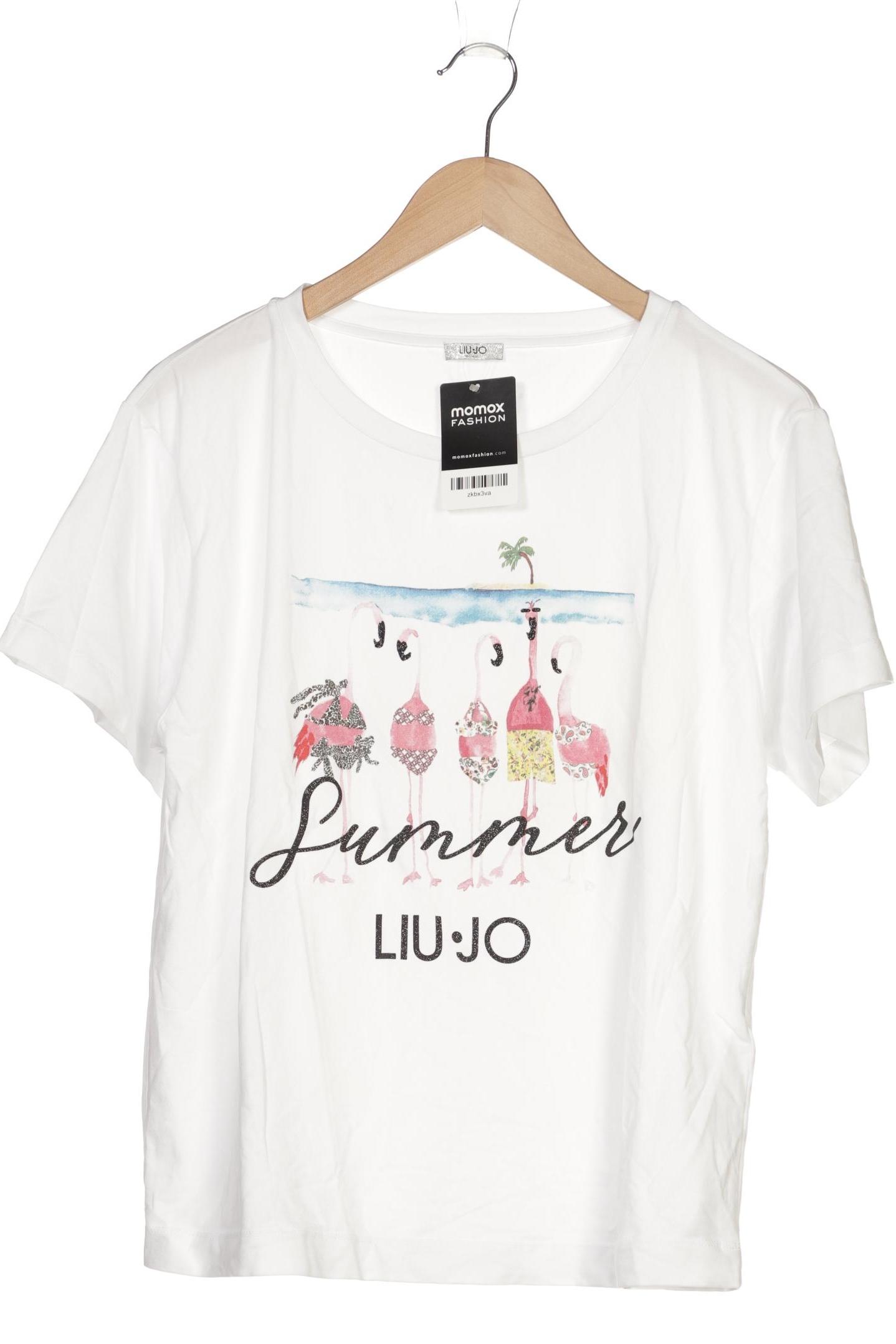 

LIU JO Damen T-Shirt, weiß, Gr. 36