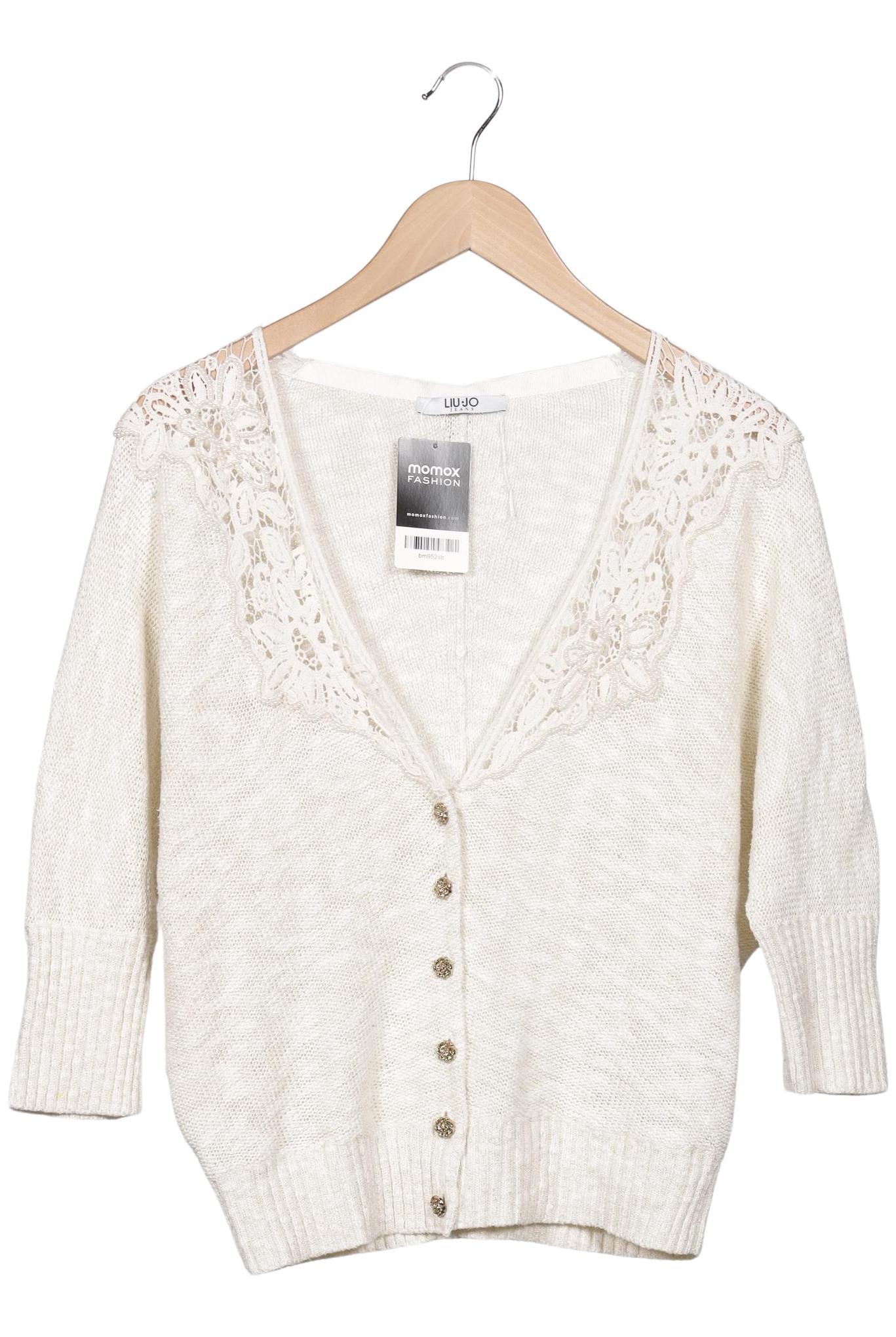 

Liu Jo Jeans Damen Strickjacke, cremeweiß, Gr. 36