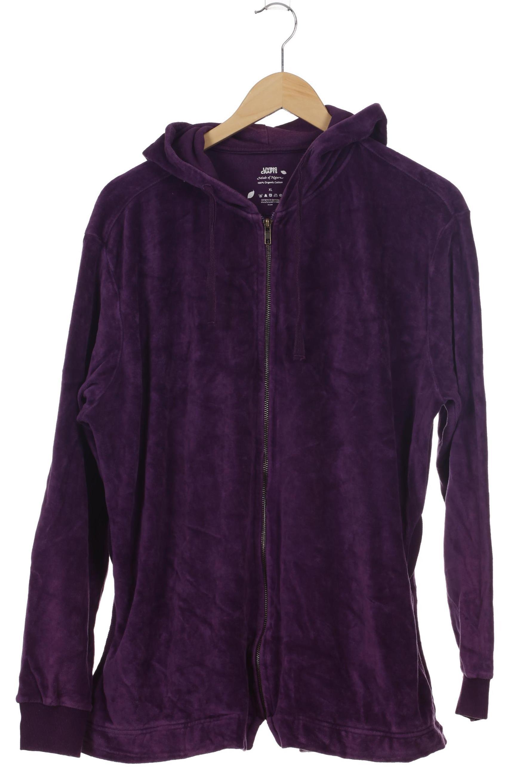 

Living Crafts Damen Kapuzenpullover, lila, Gr.
