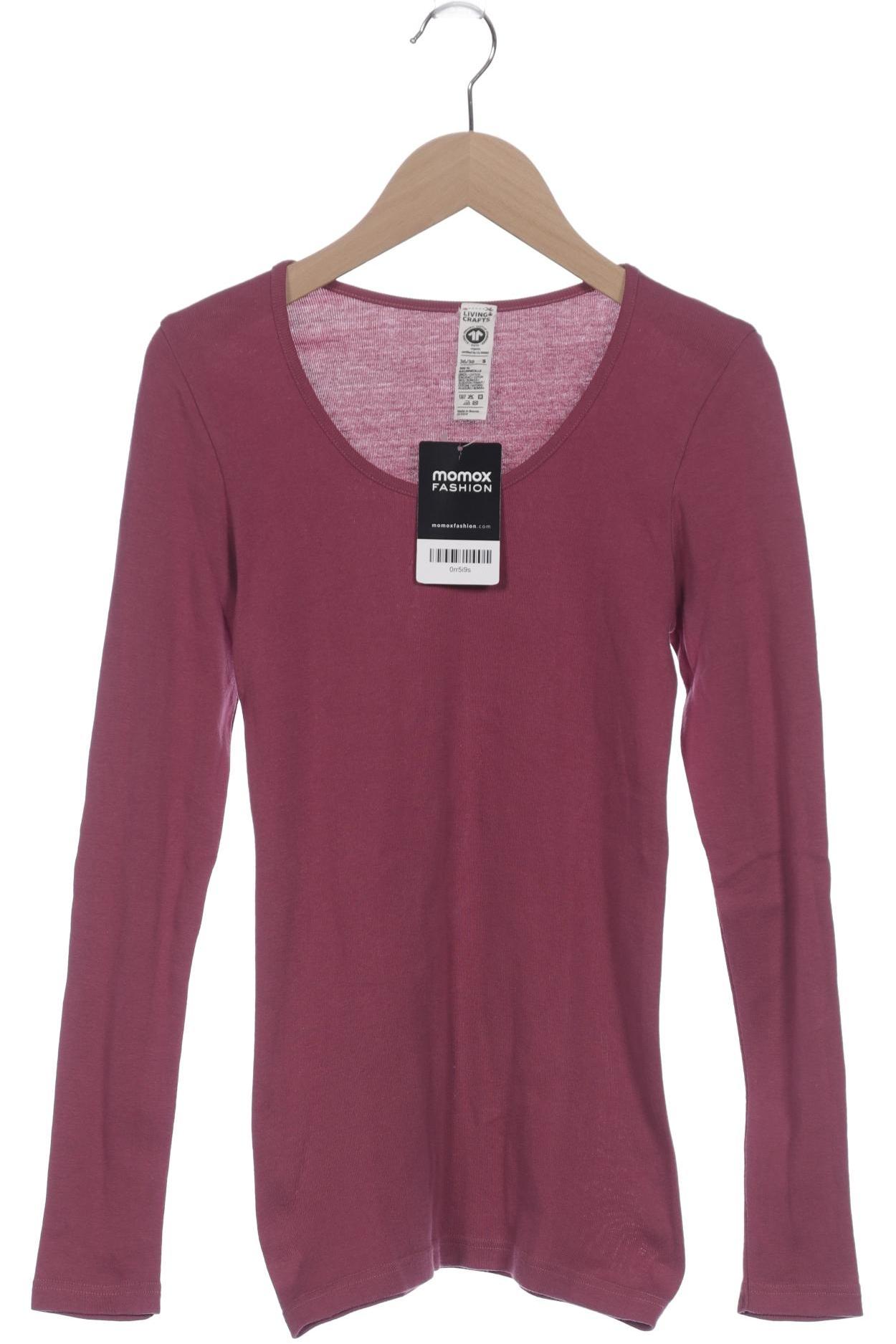 

Living Crafts Damen Langarmshirt, pink, Gr. 36