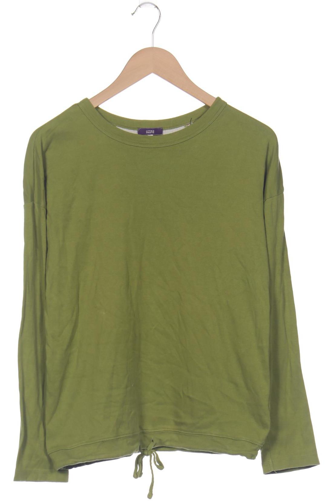 

Living Crafts Damen Langarmshirt, grün, Gr. 36