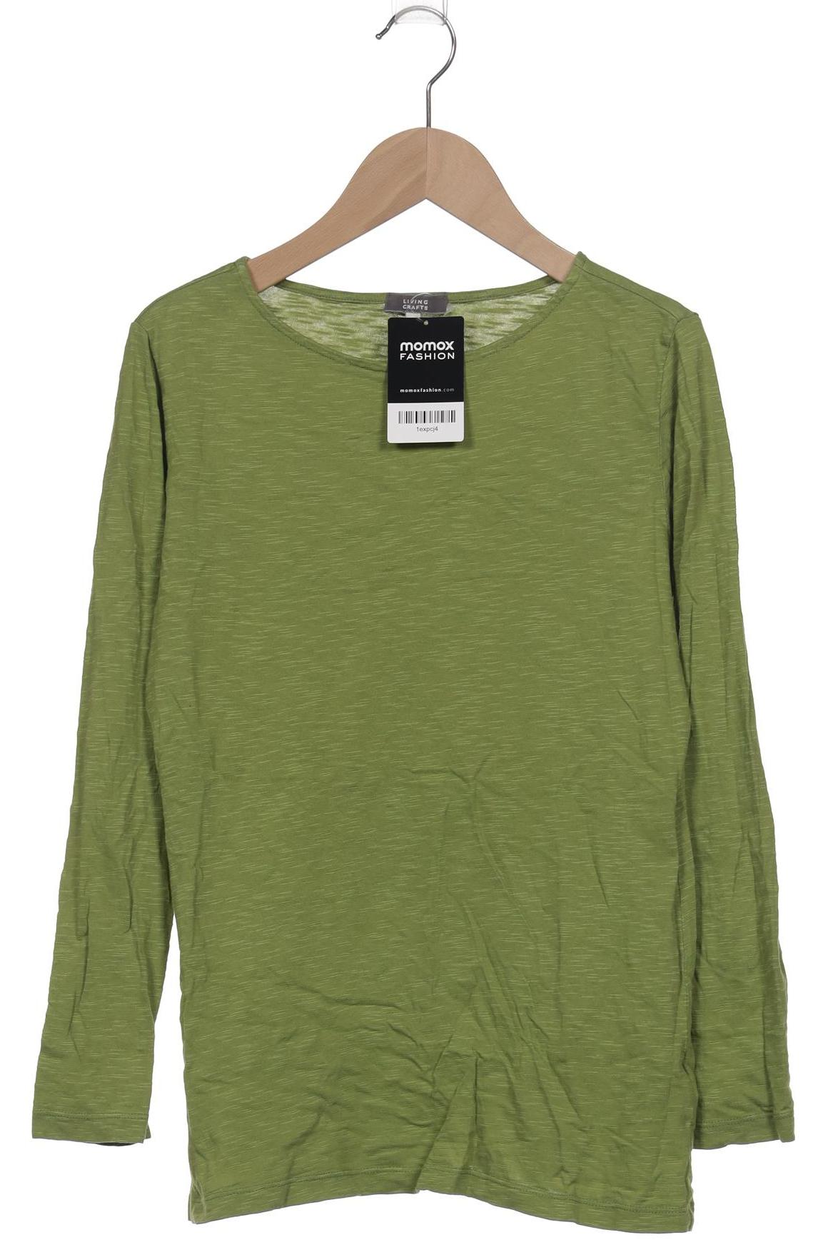 

Living Crafts Damen Langarmshirt, grün, Gr. 36