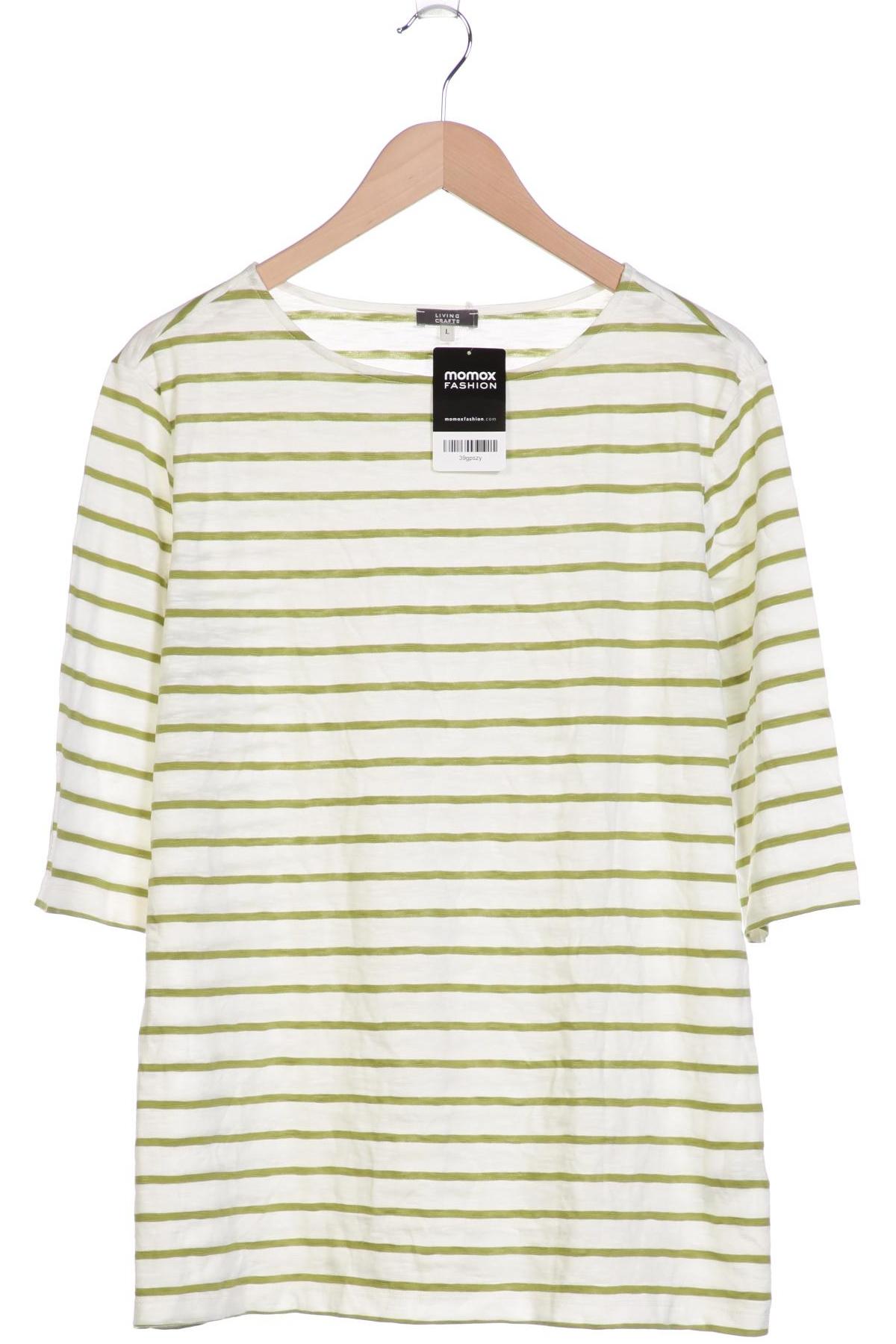 

Living Crafts Damen Langarmshirt, weiß, Gr. 42