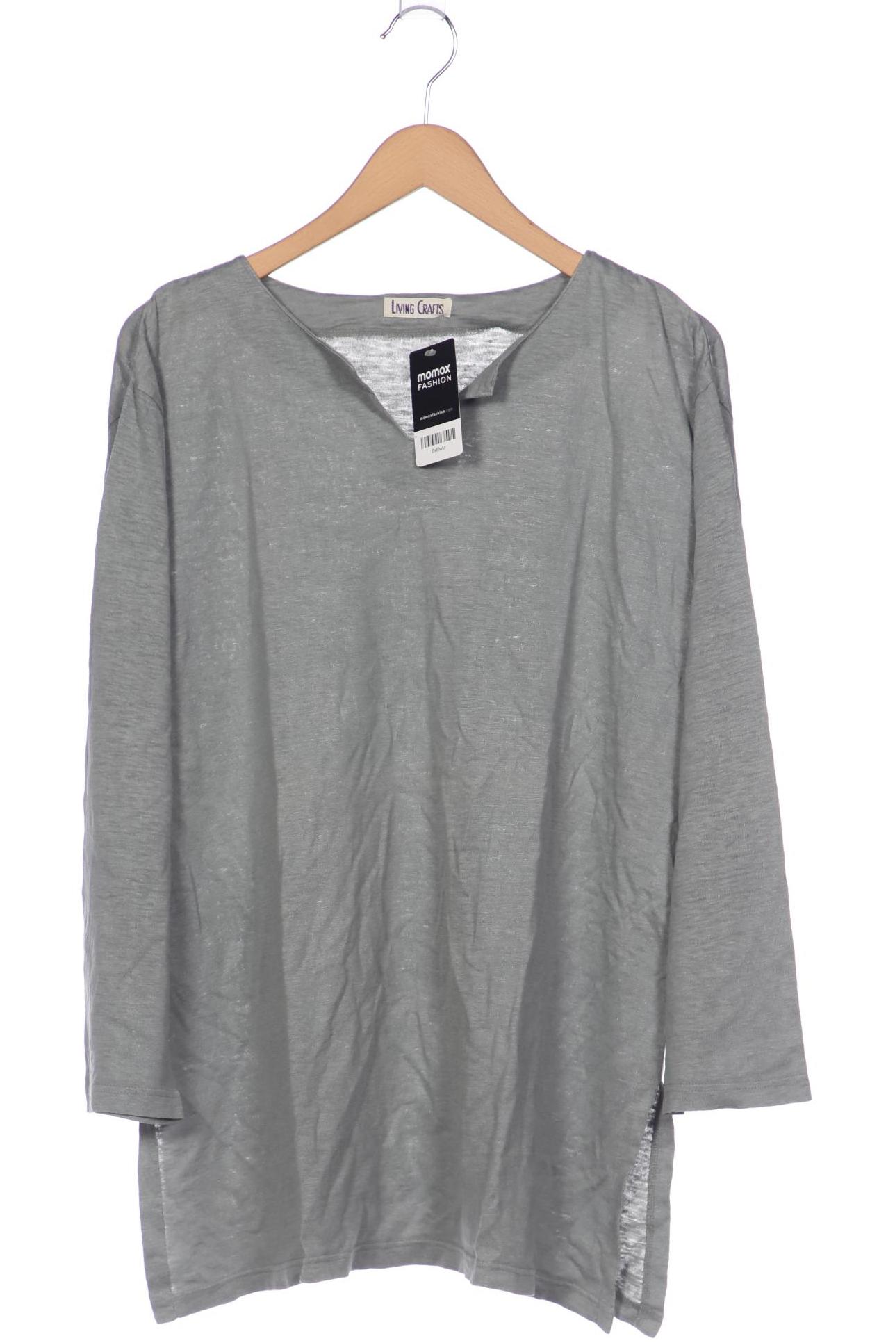 

Living Crafts Damen Langarmshirt, grau, Gr. 42