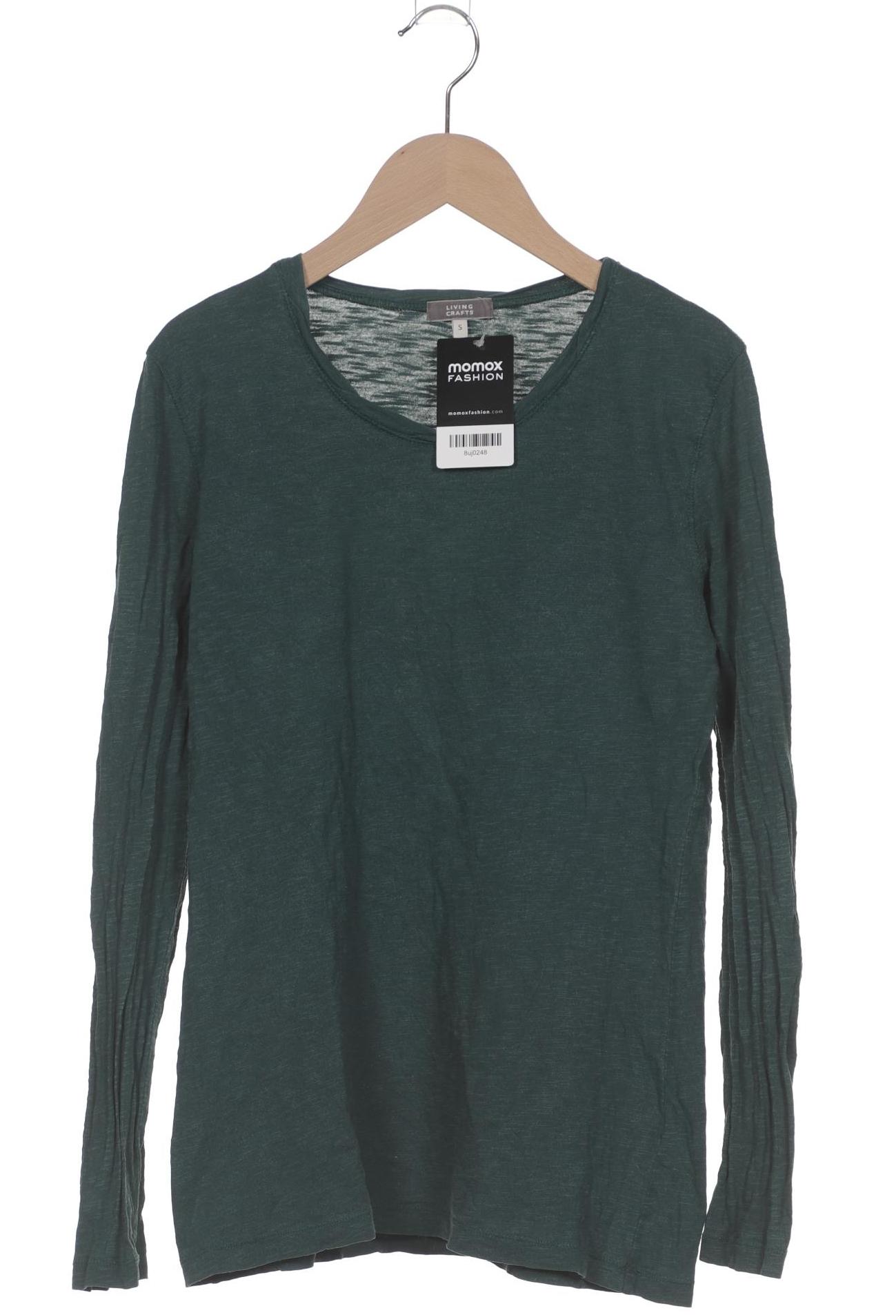 

Living Crafts Damen Langarmshirt, grün, Gr. 36