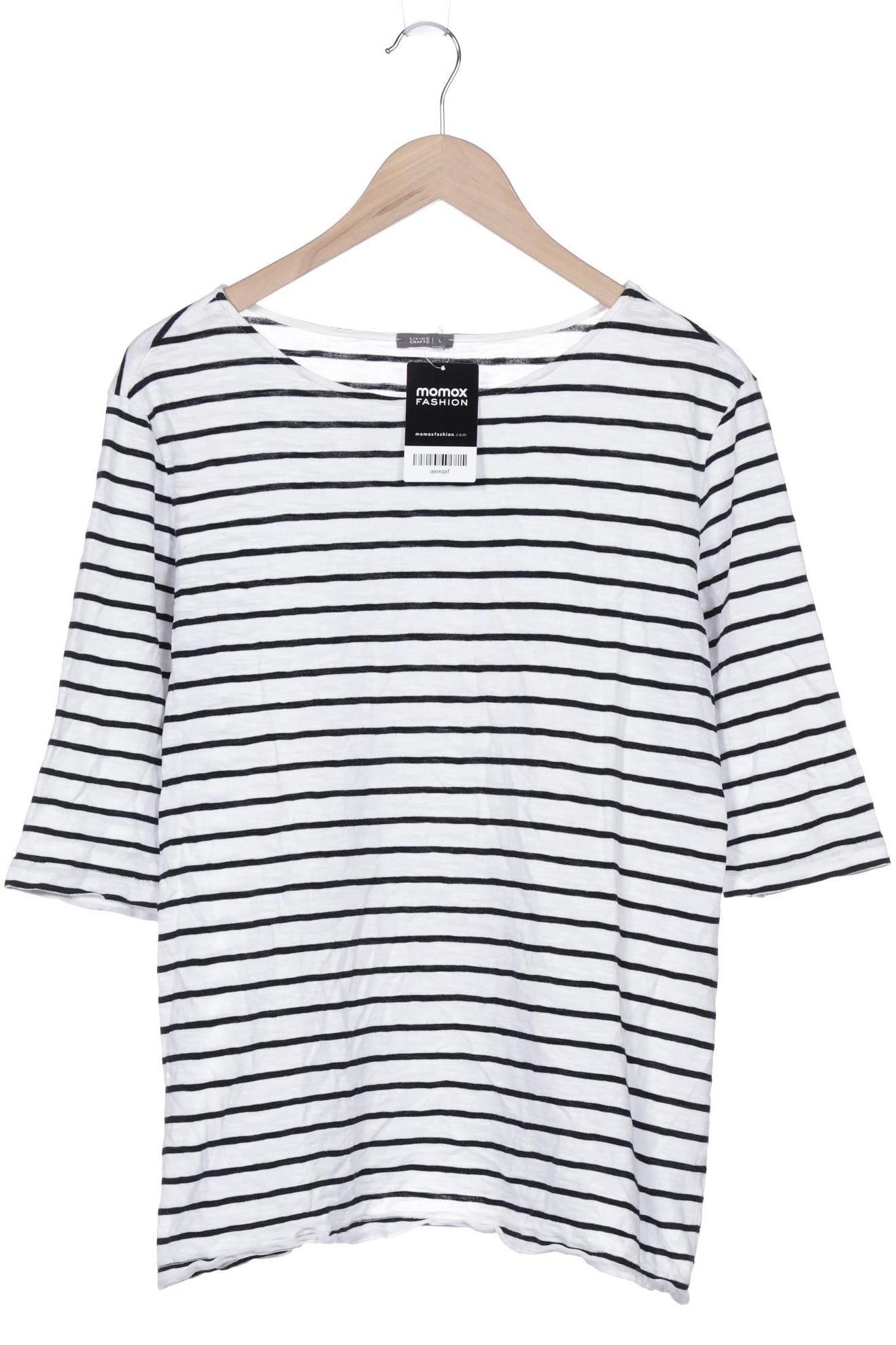 

Living Crafts Damen Langarmshirt, weiß, Gr. 42