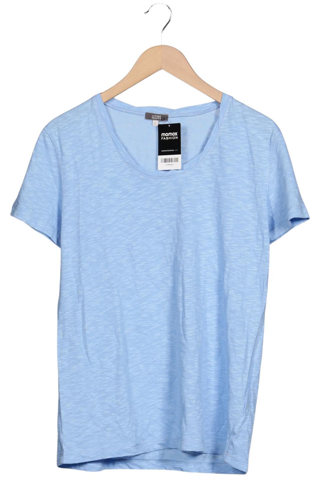 

Living Crafts Damen T-Shirt, blau, Gr. 44