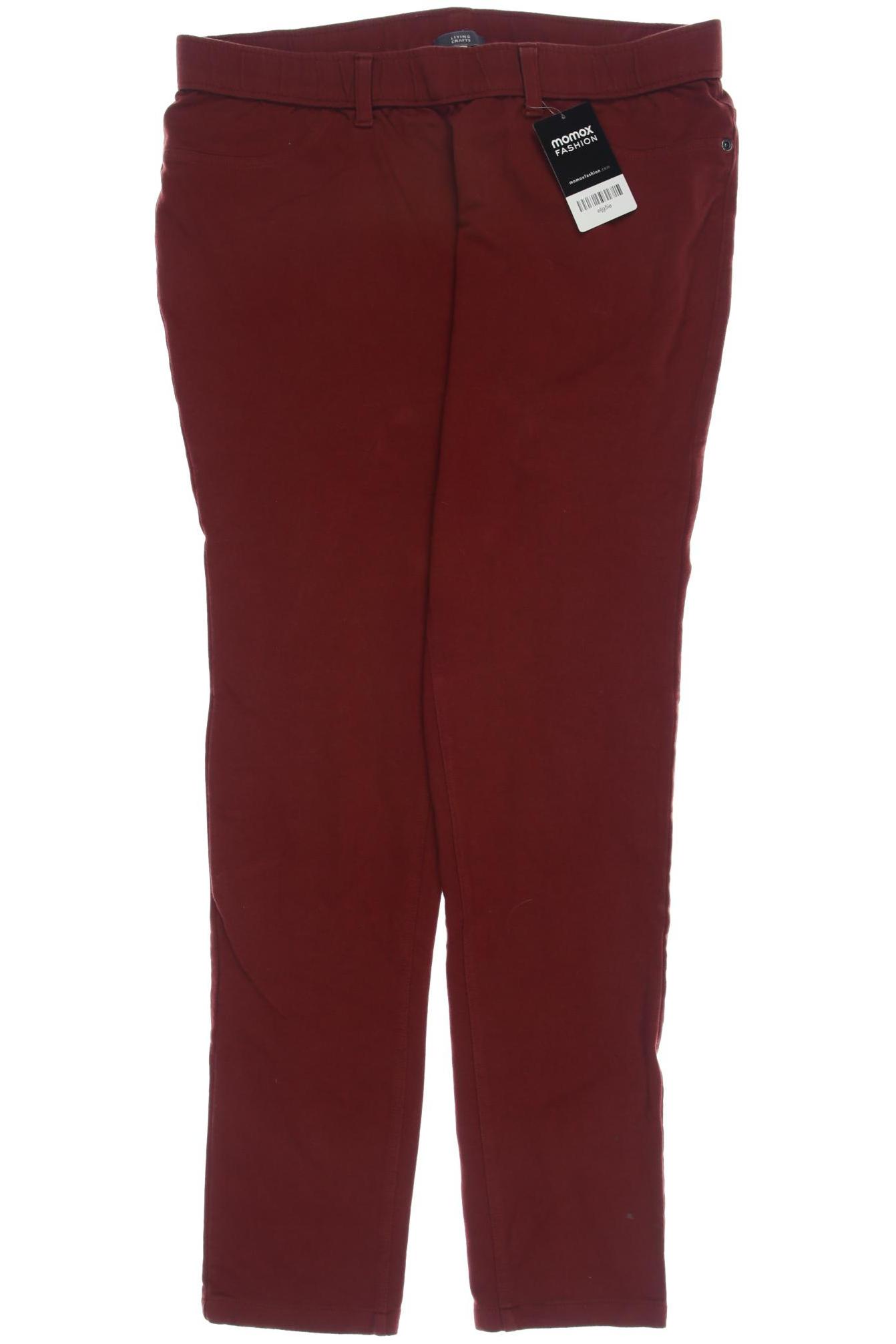 

Living Crafts Damen Stoffhose, bordeaux, Gr. 0