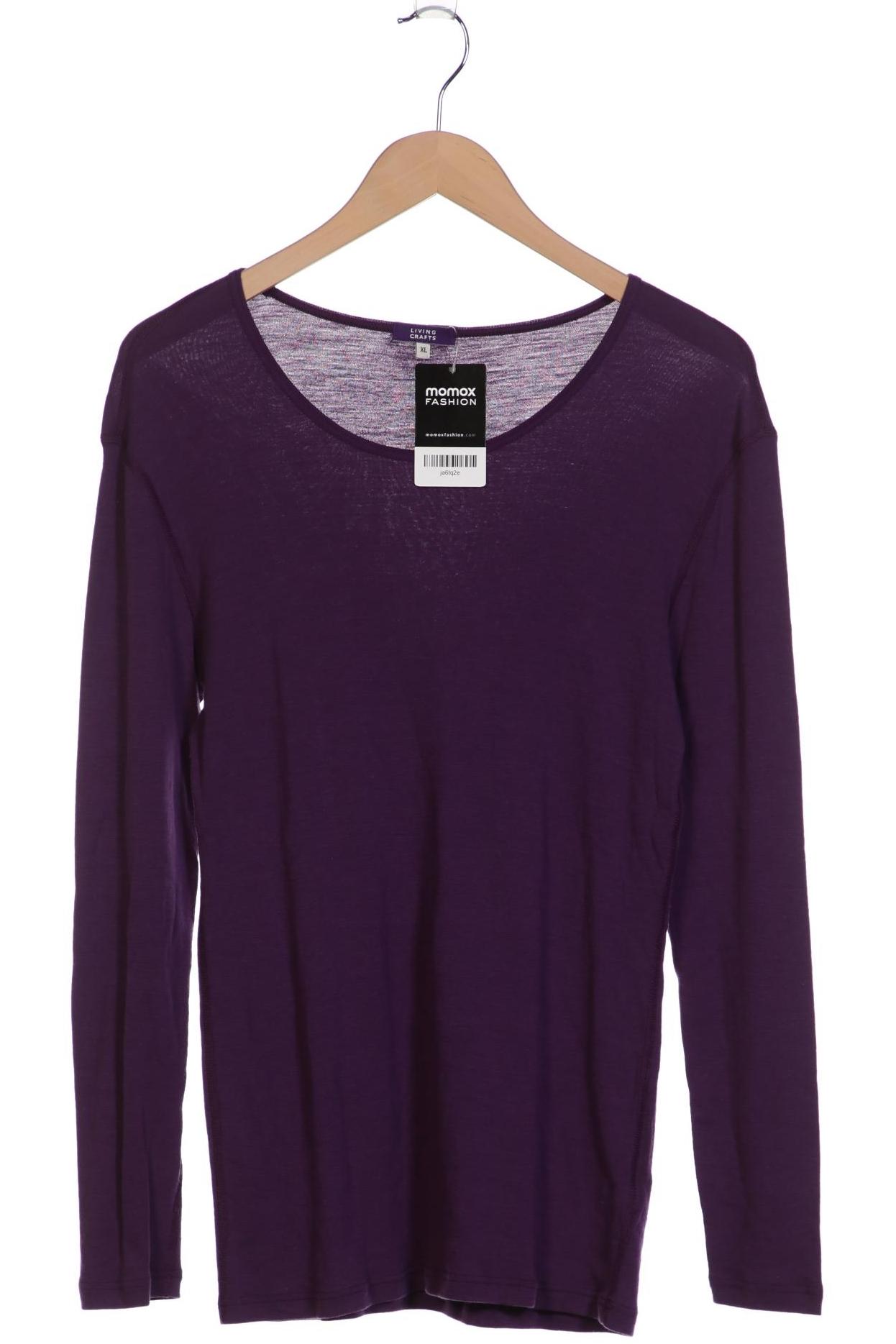 

Living Crafts Damen Langarmshirt, flieder, Gr. 44