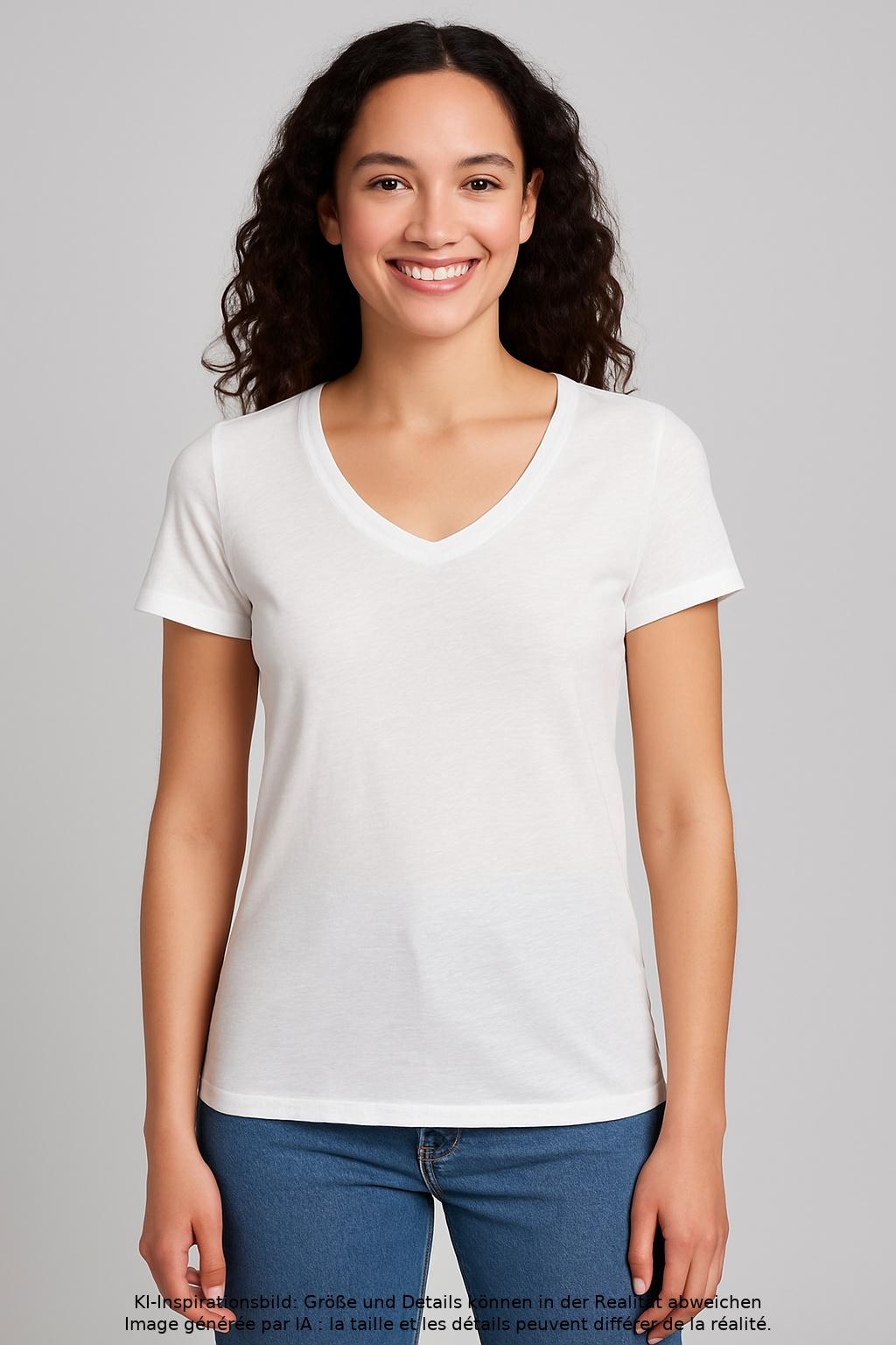

Living Crafts Damen T-Shirt, weiß, Gr. 34