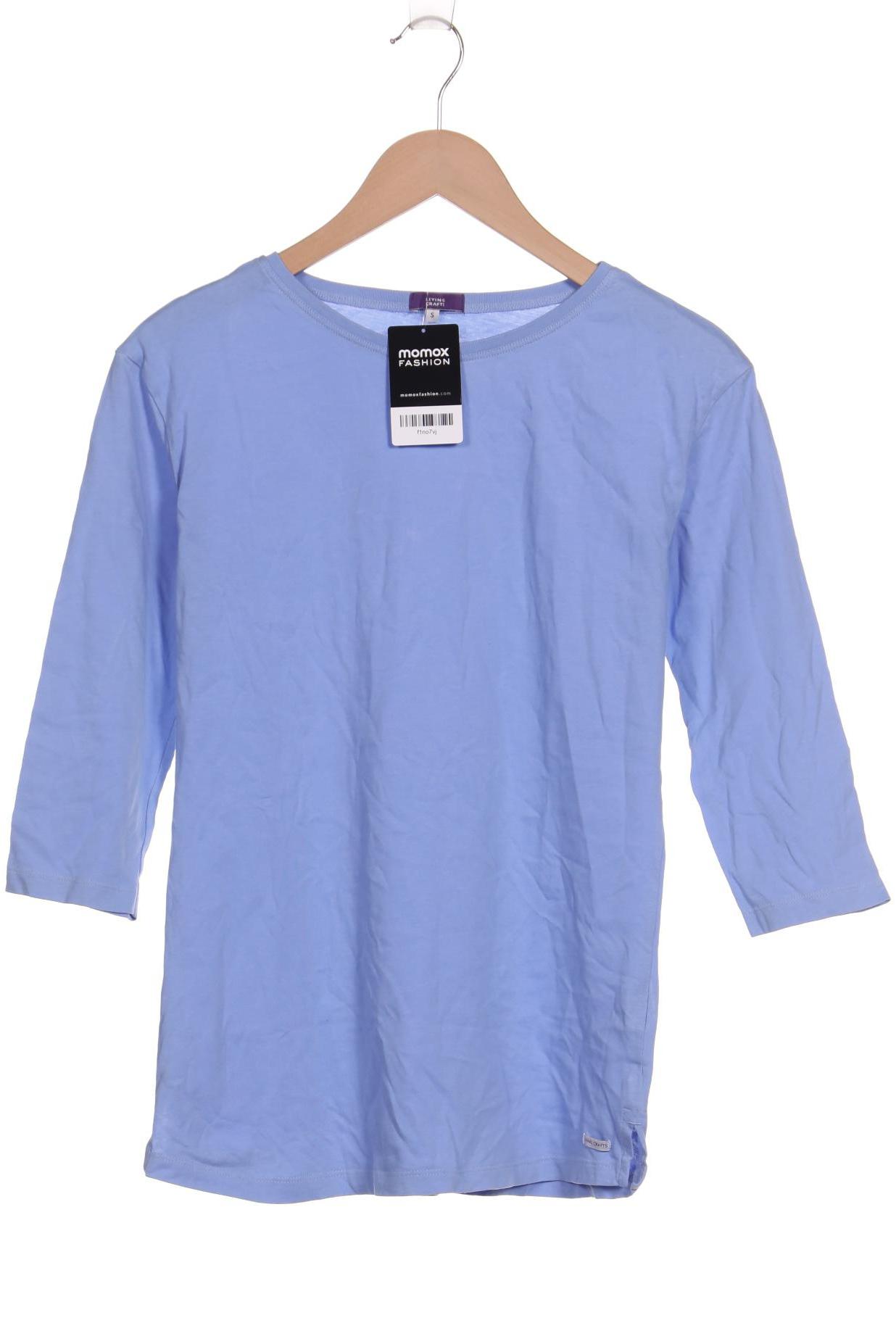 

Living Crafts Damen Langarmshirt, hellblau, Gr. 36