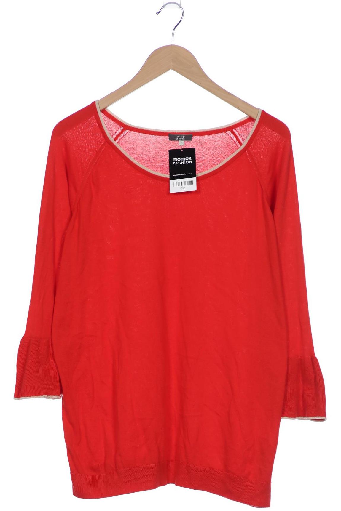 

Living Crafts Damen Pullover, rot, Gr. 42