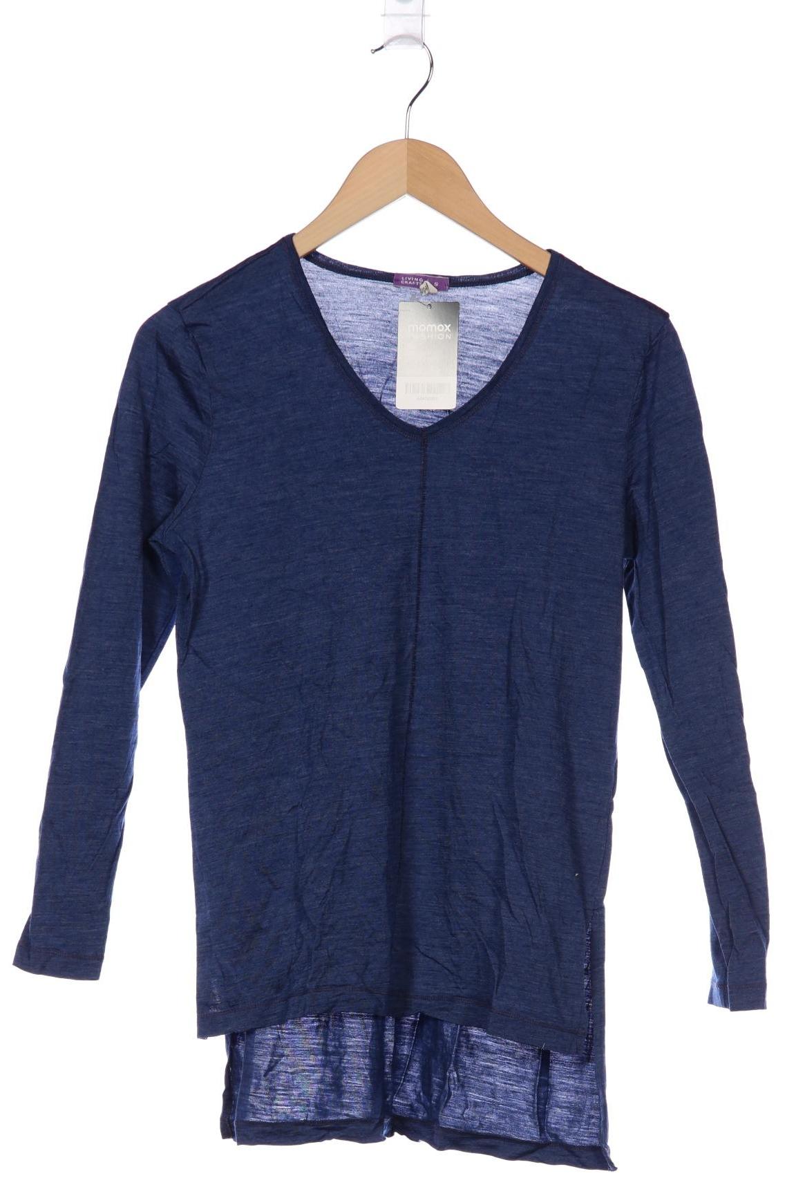 

Living Crafts Damen Langarmshirt, marineblau, Gr. 36