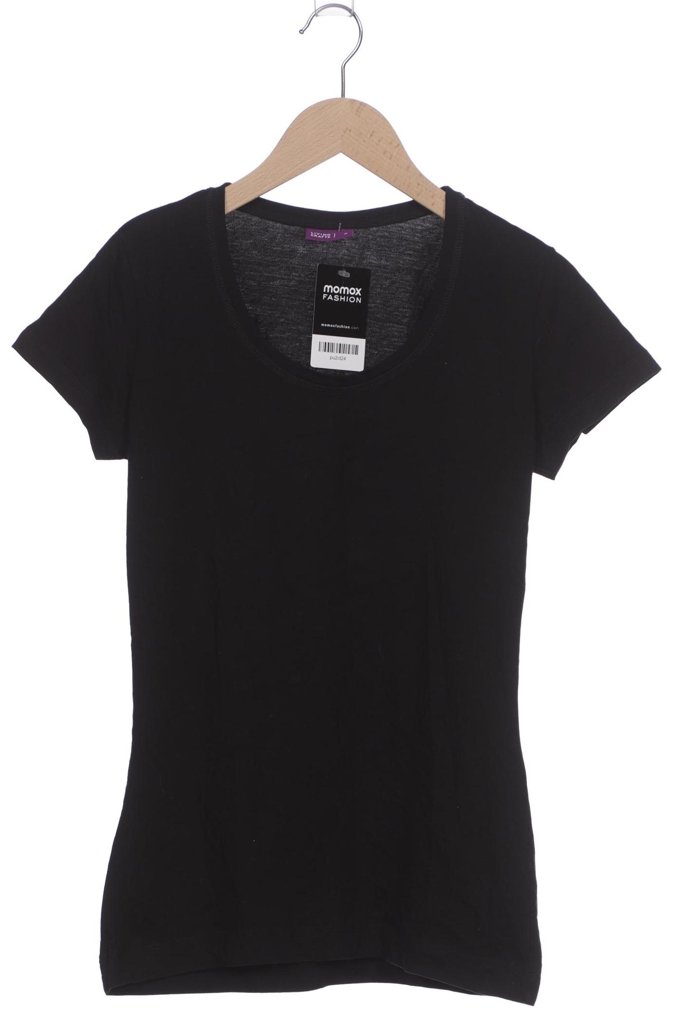 

Living Crafts Damen T-Shirt, schwarz, Gr. 36