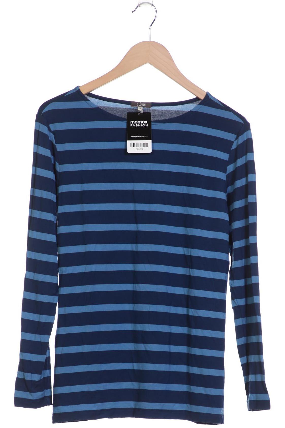 

Living Crafts Damen Langarmshirt, blau, Gr. 38