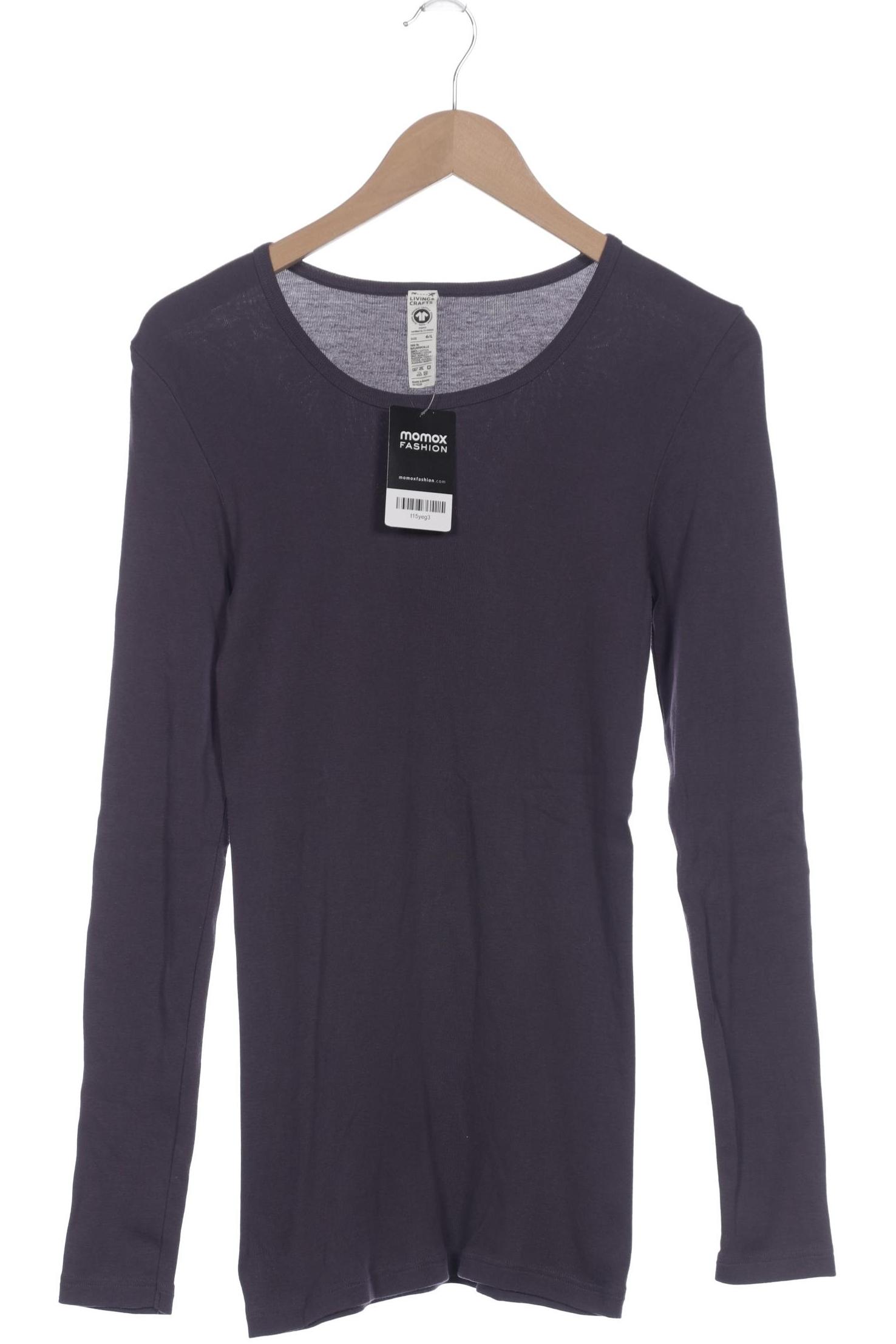 

Living Crafts Damen Langarmshirt, marineblau, Gr. 42
