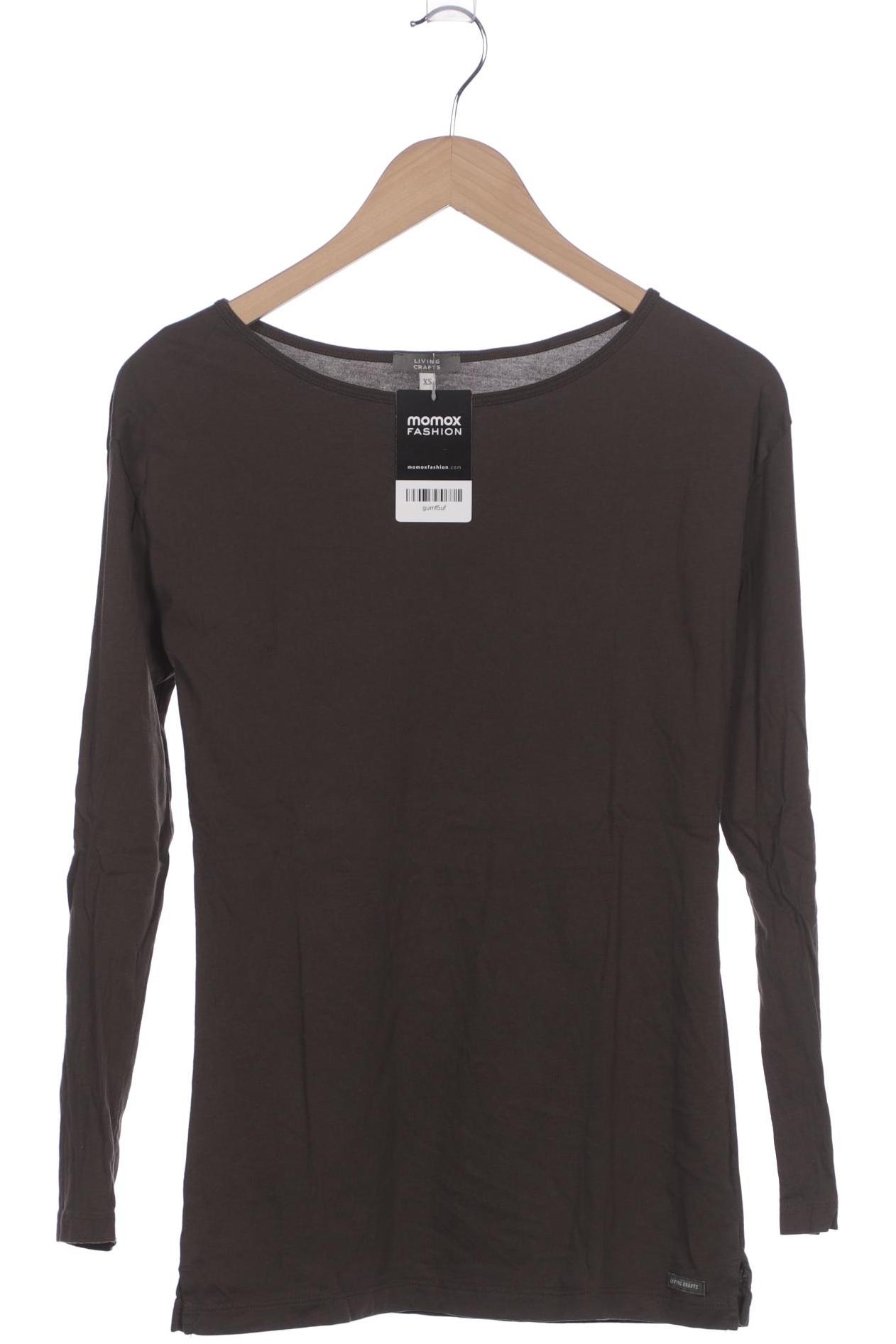 

Living Crafts Damen Langarmshirt, grün, Gr. 34