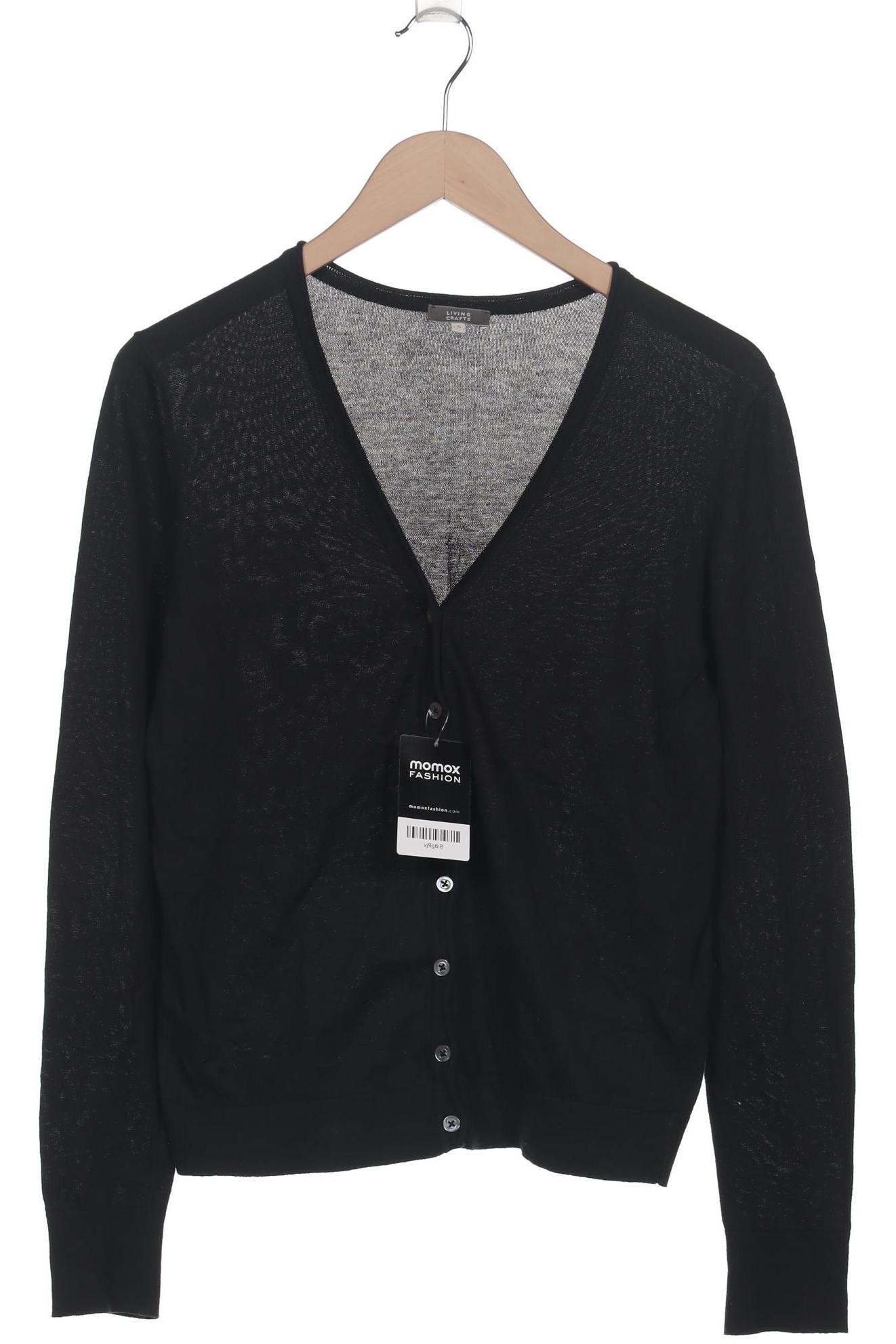 

Living Crafts Damen Strickjacke, schwarz, Gr. 36