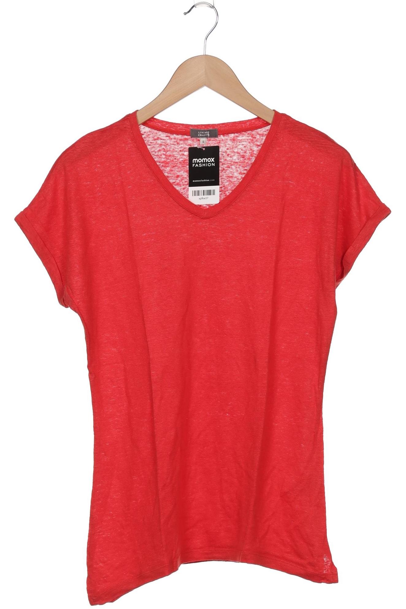 

Living Crafts Damen T-Shirt, rot, Gr. 36