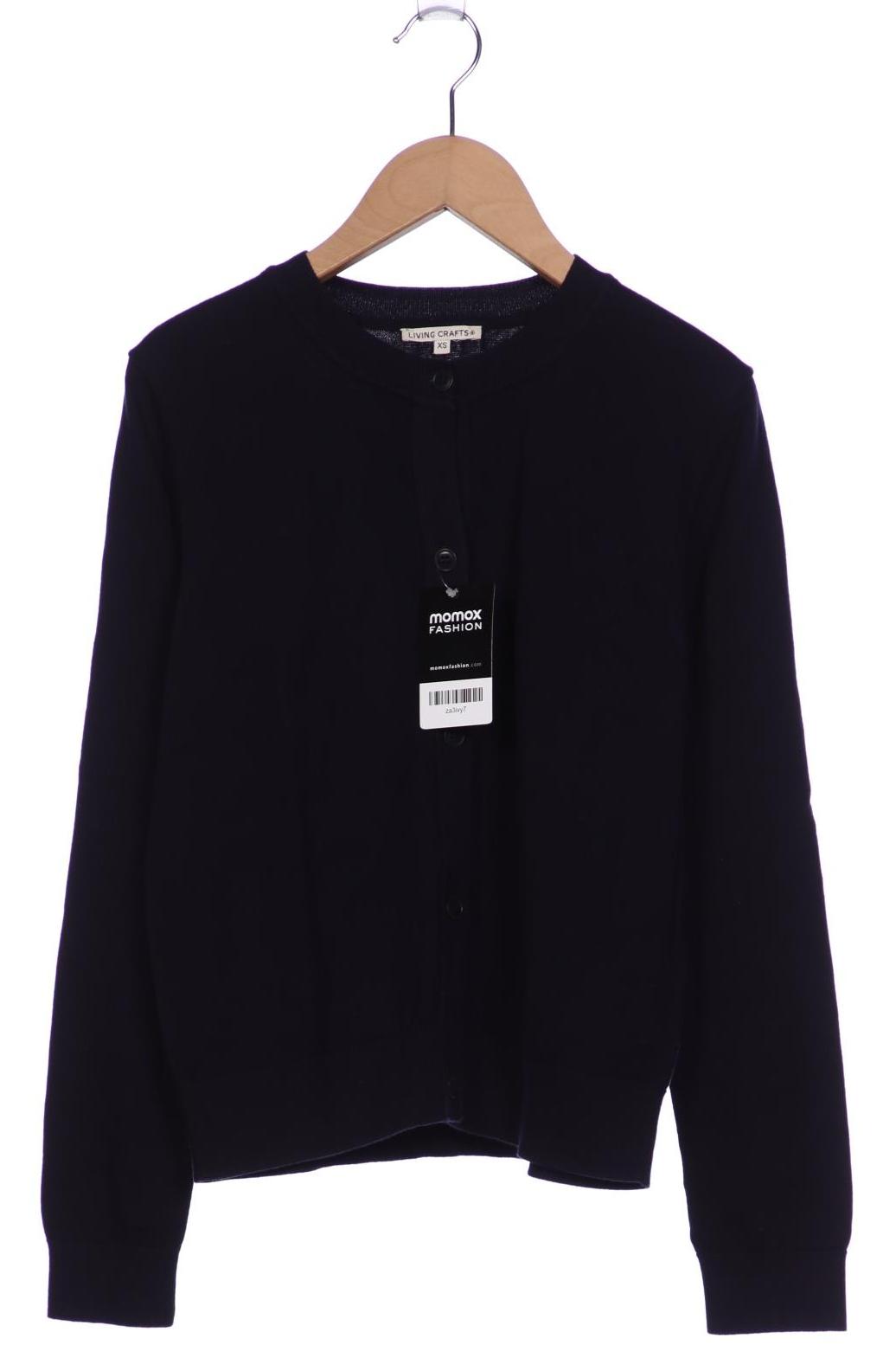 

Living Crafts Damen Strickjacke, marineblau, Gr. 34