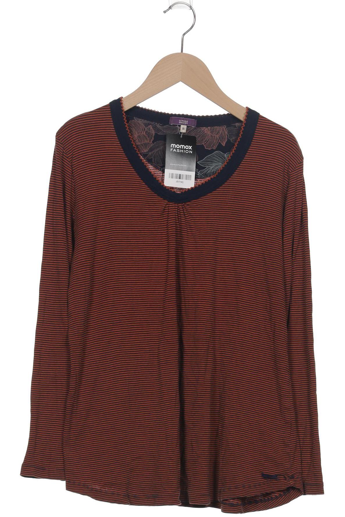 

Living Crafts Damen Langarmshirt, orange, Gr. 38