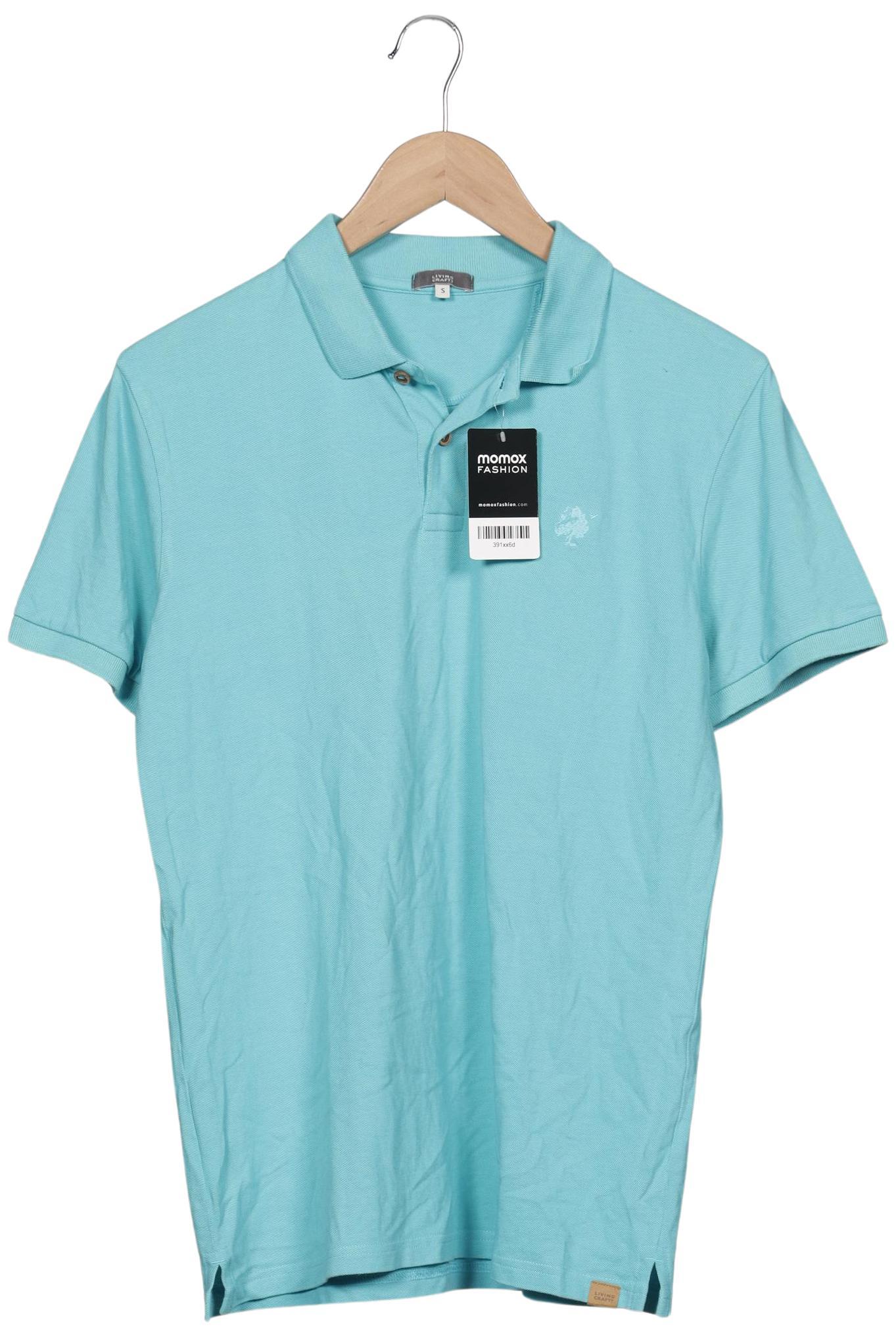 Thumbnail - Living Crafts Herren Poloshirt, hellblau, Gr. 46