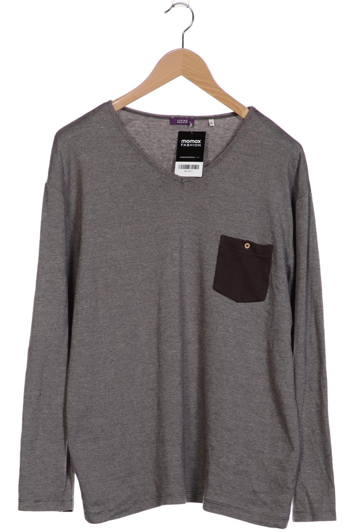

Living Crafts Herren Langarmshirt, braun, Gr. 54
