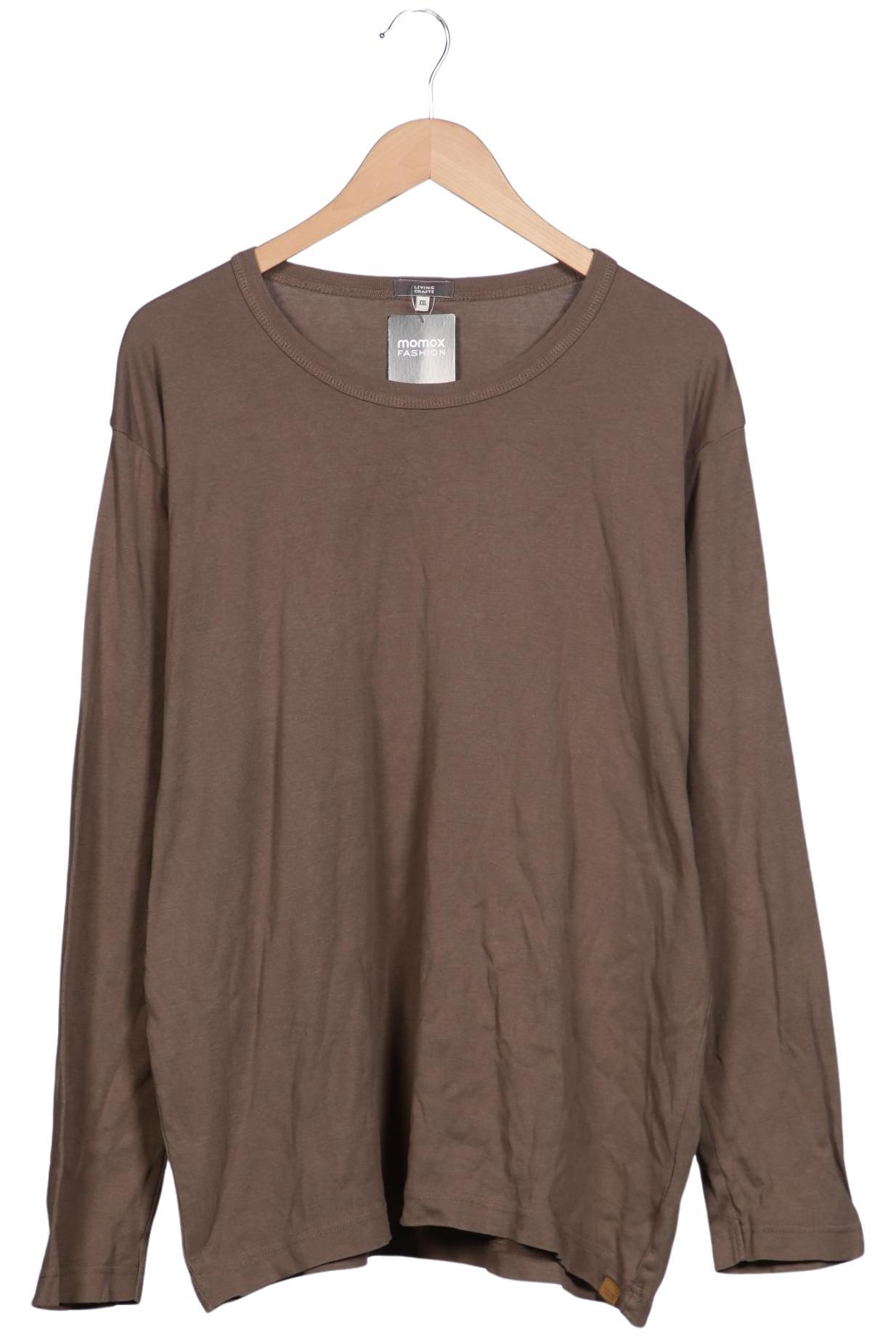 

Living Crafts Herren Langarmshirt, braun, Gr. 56