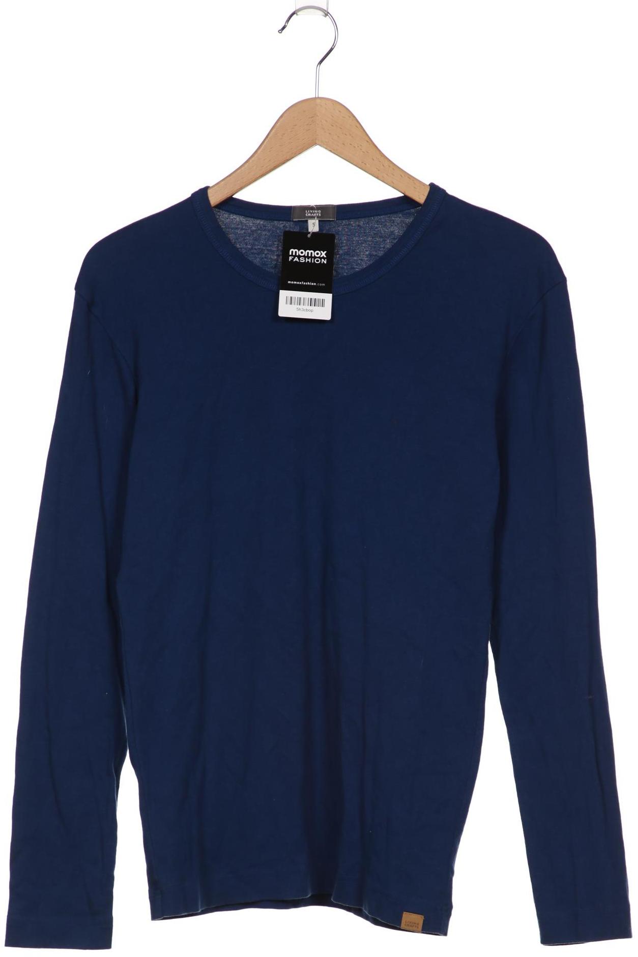 

Living Crafts Herren Langarmshirt, marineblau