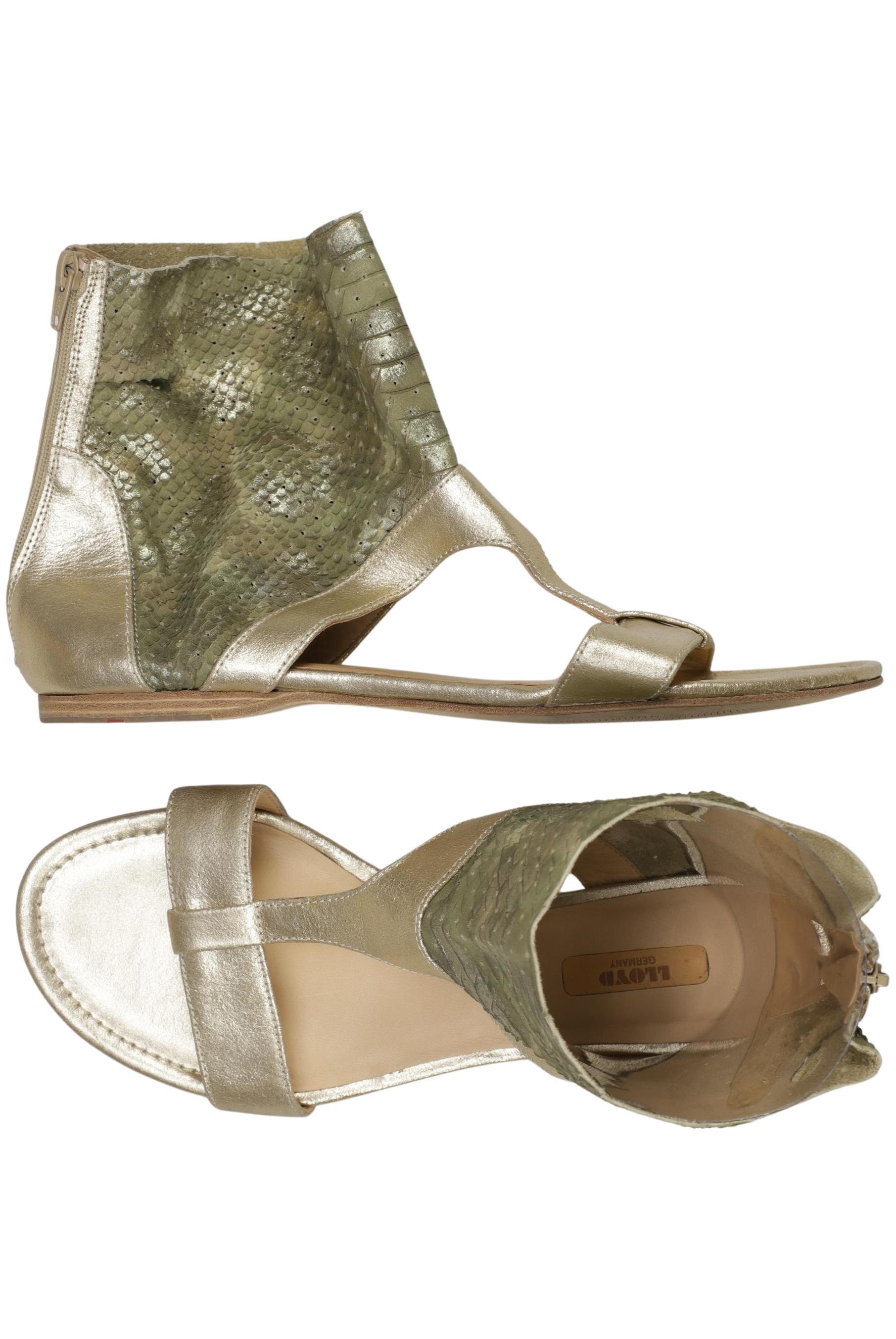 

Lloyd Damen Sandale, gold, Gr. 6.5