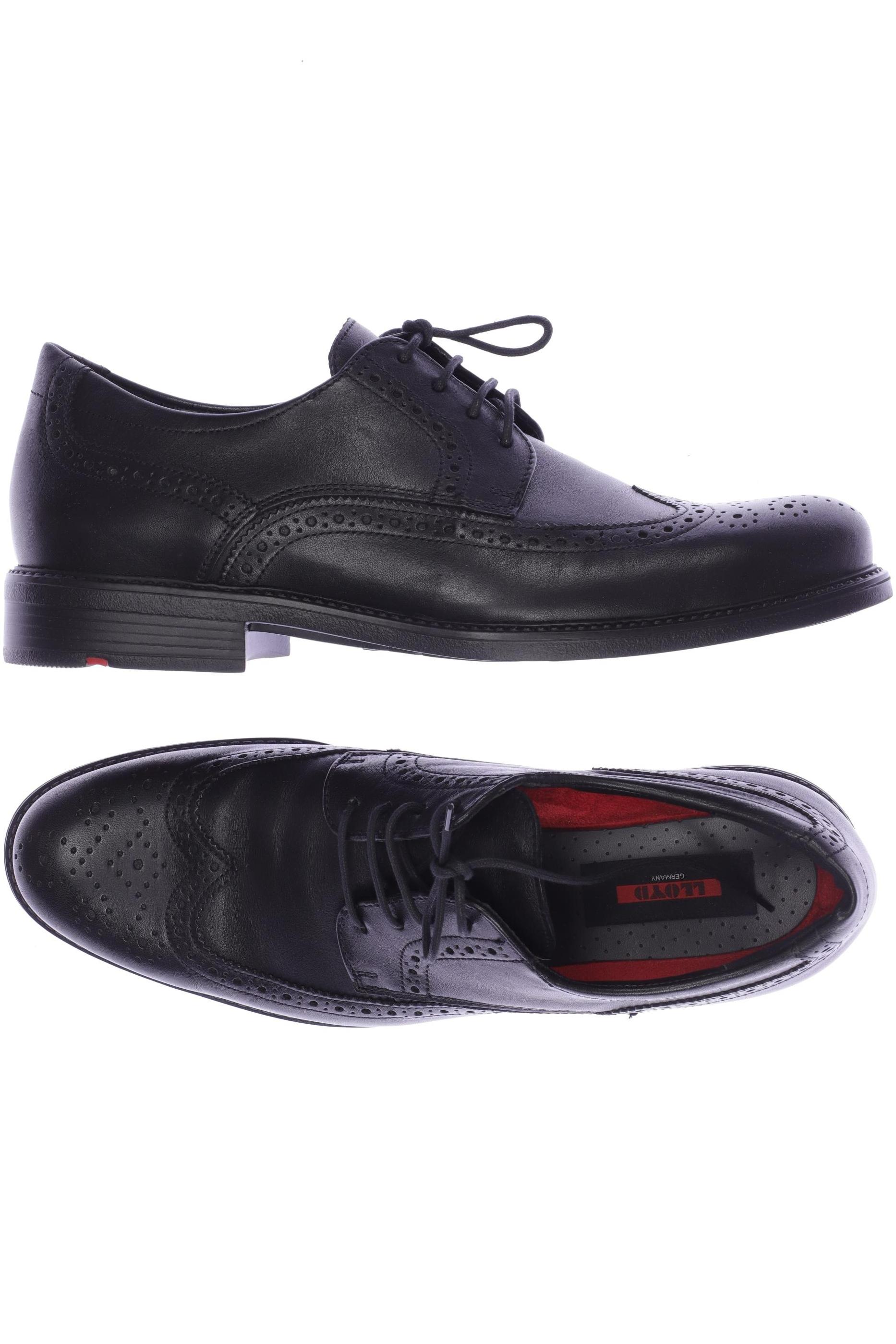

Lloyd Herren Halbschuh, schwarz, Gr. 7.5